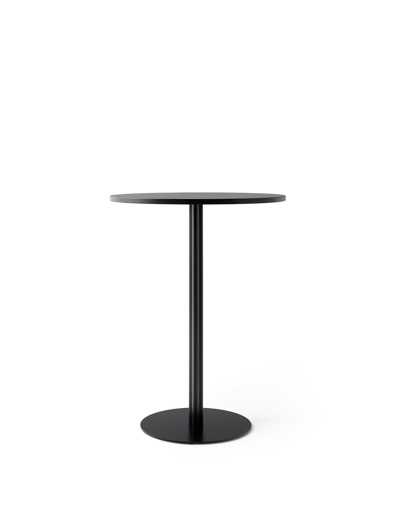 Audo Harbour Column Table, Round With Circular Base - 3 Heights