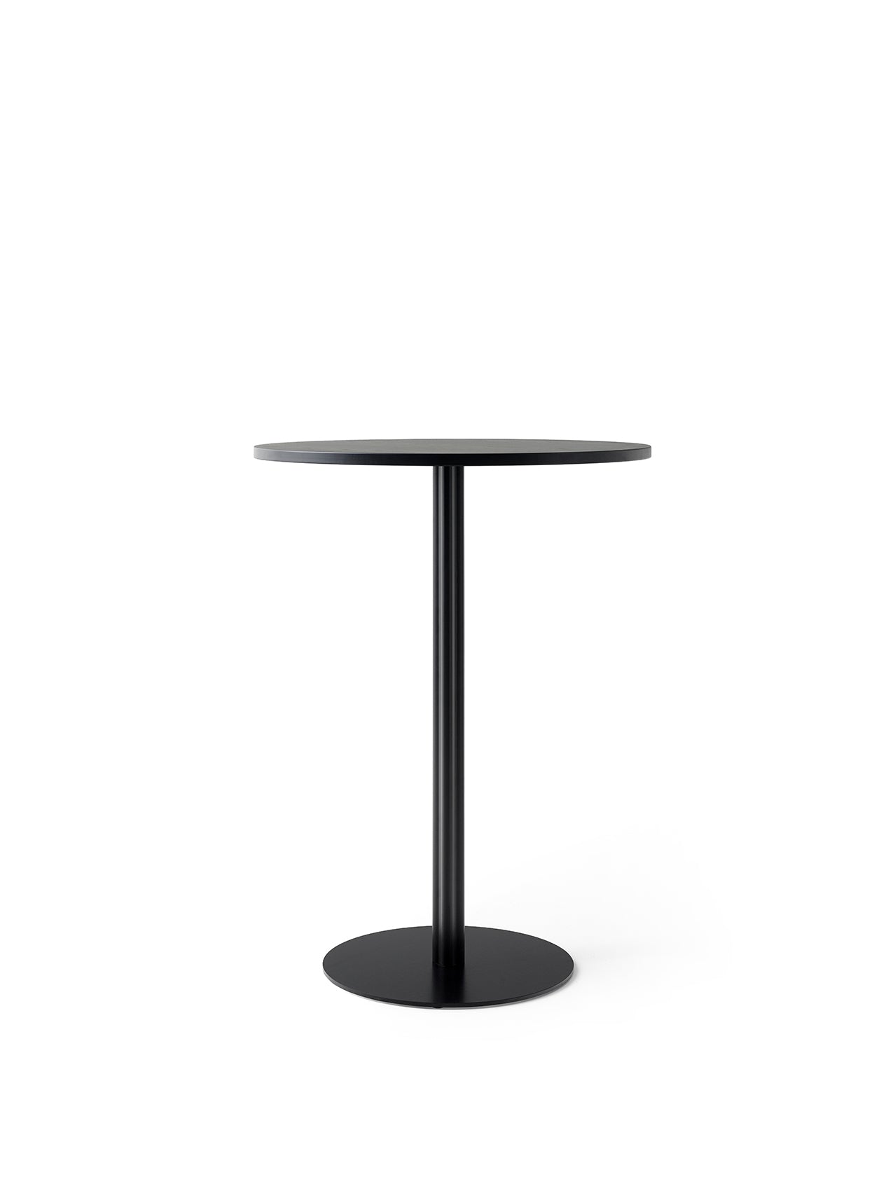 Audo Harbour Column Table, Round With Circular Base - 3 Heights