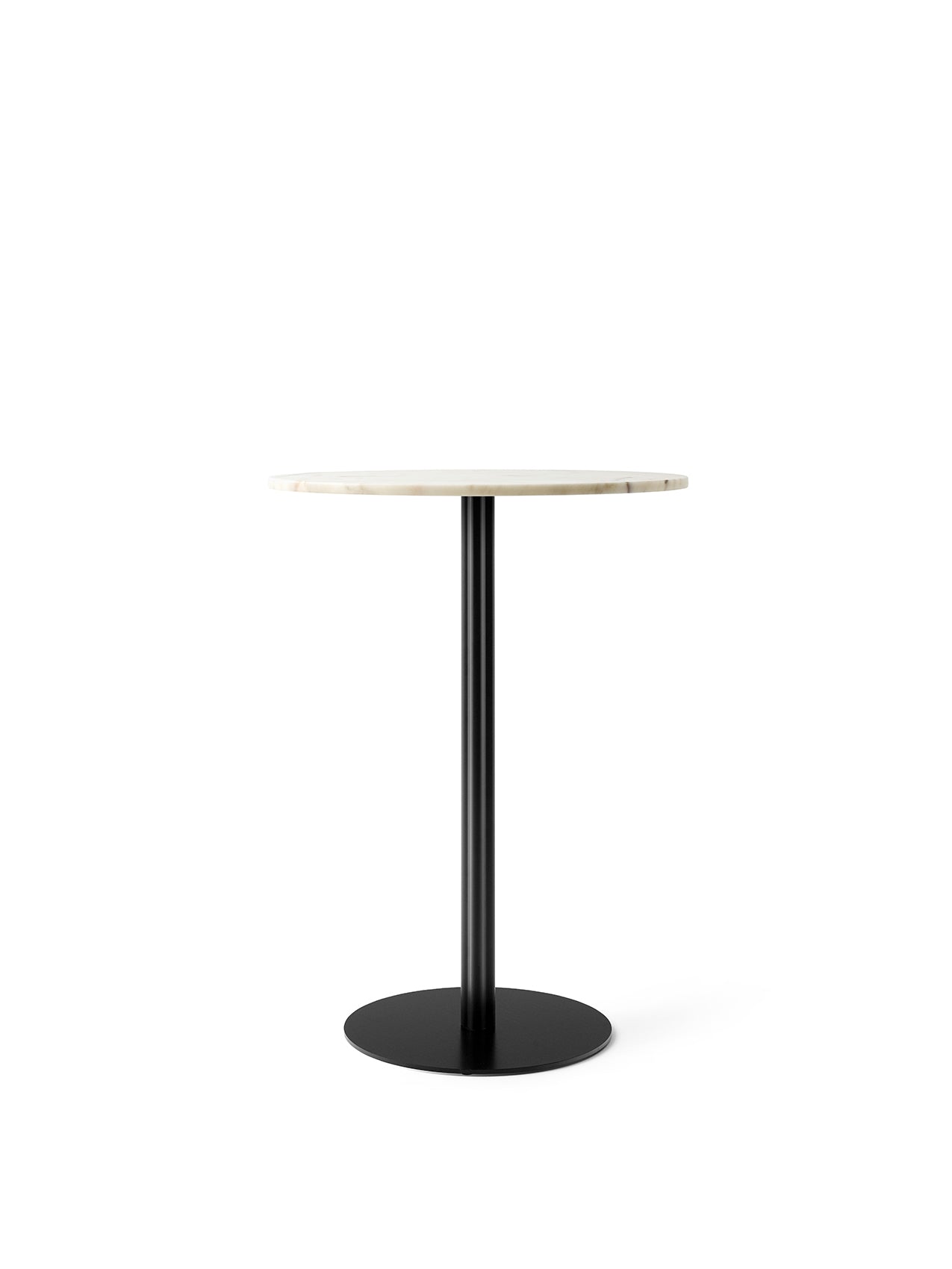 Audo Harbour Column Table, Round With Circular Base - 3 Heights