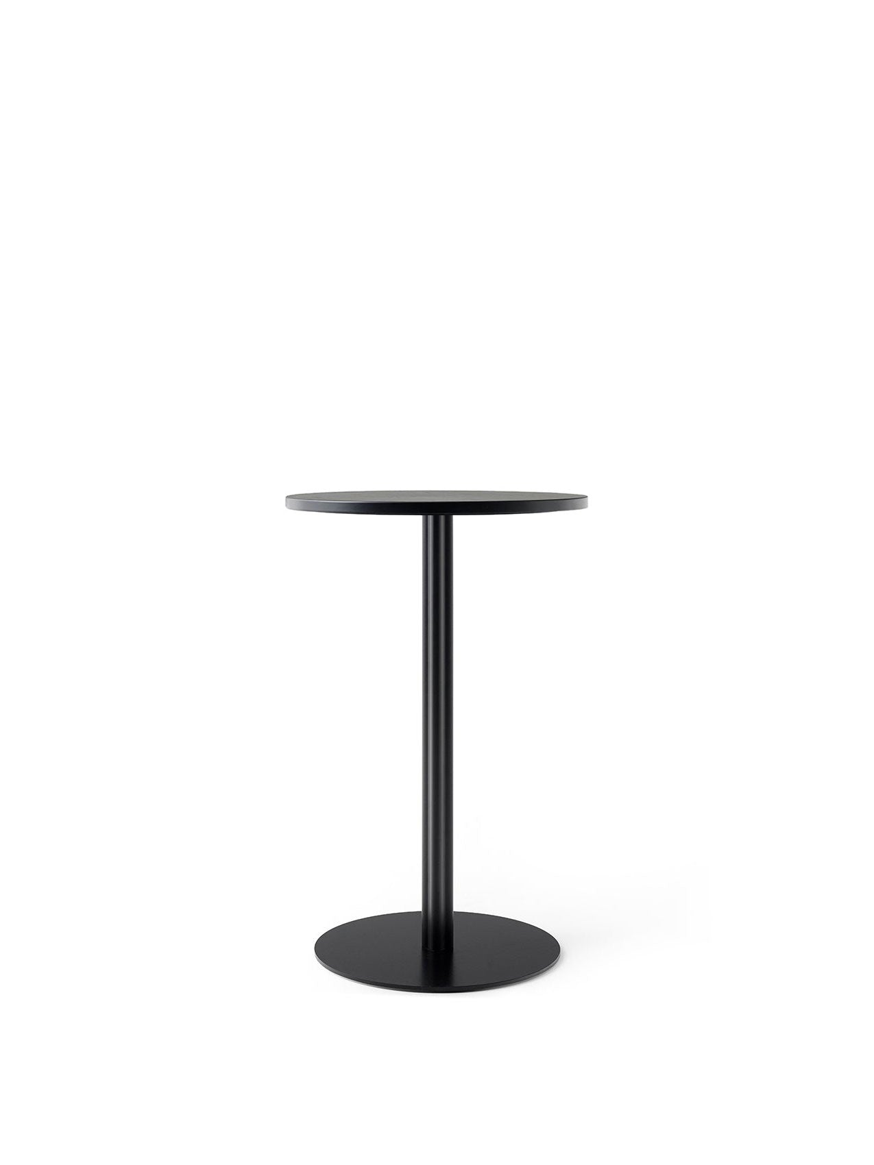 Audo Harbour Column Table, Round With Circular Base - 3 Heights