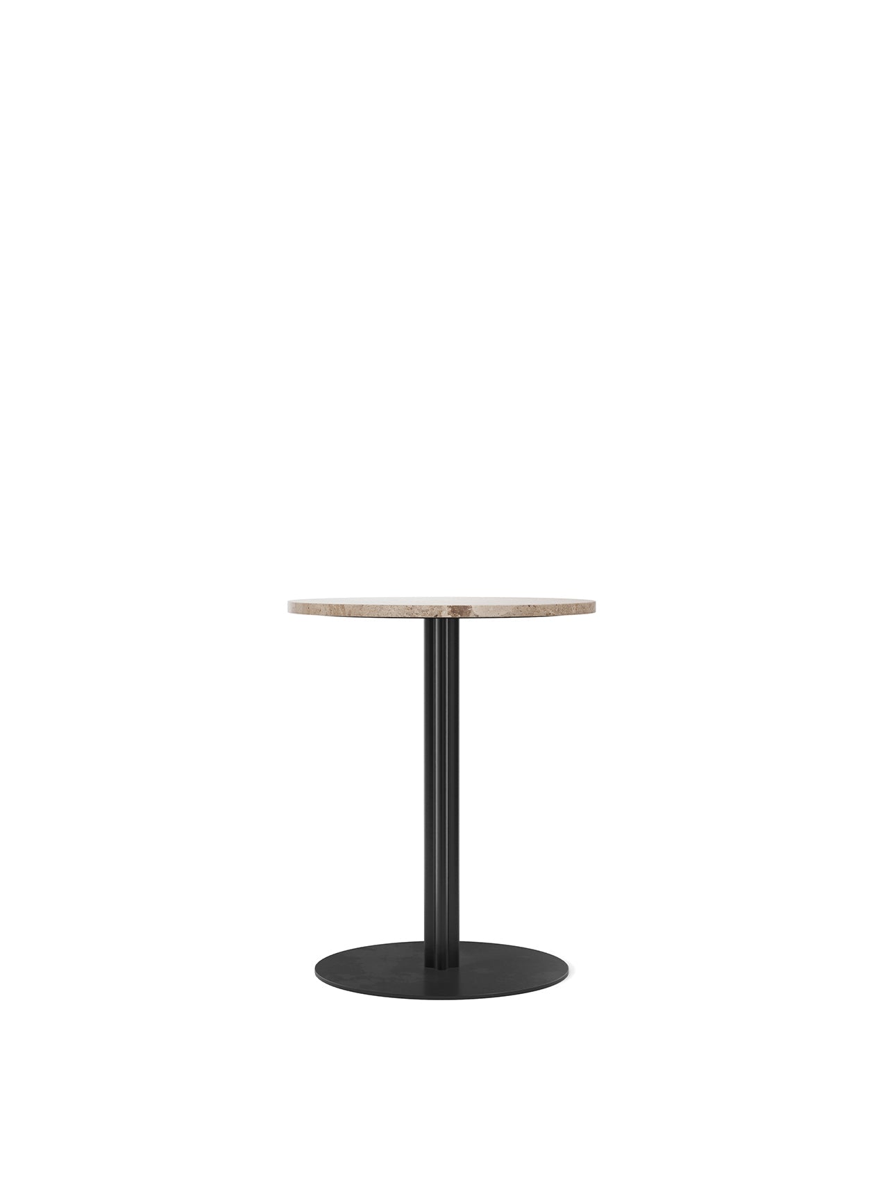 Audo Harbour Column Table, Round With Circular Base - 3 Heights