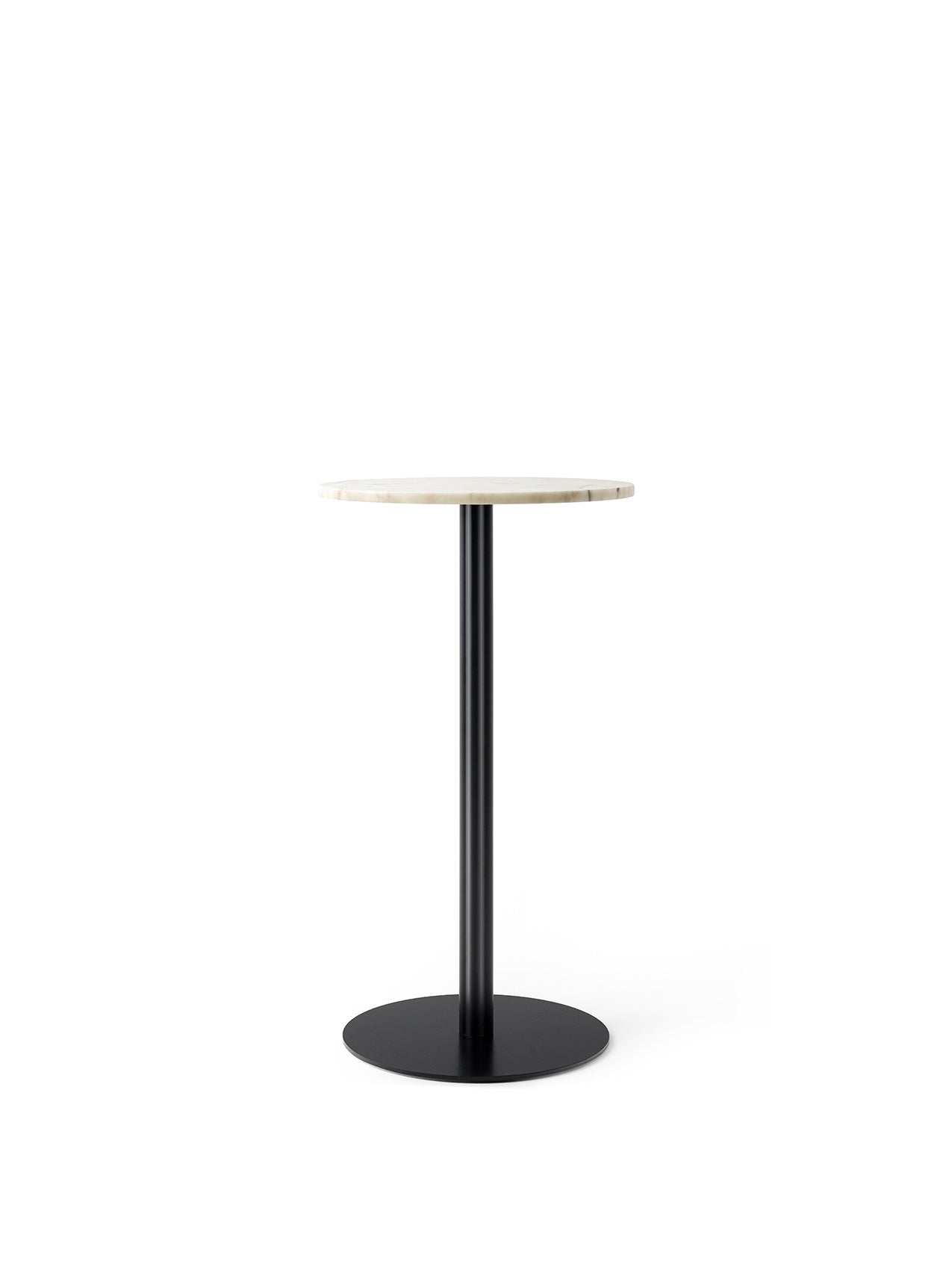 Audo Harbour Column Table, Round With Circular Base - 3 Heights