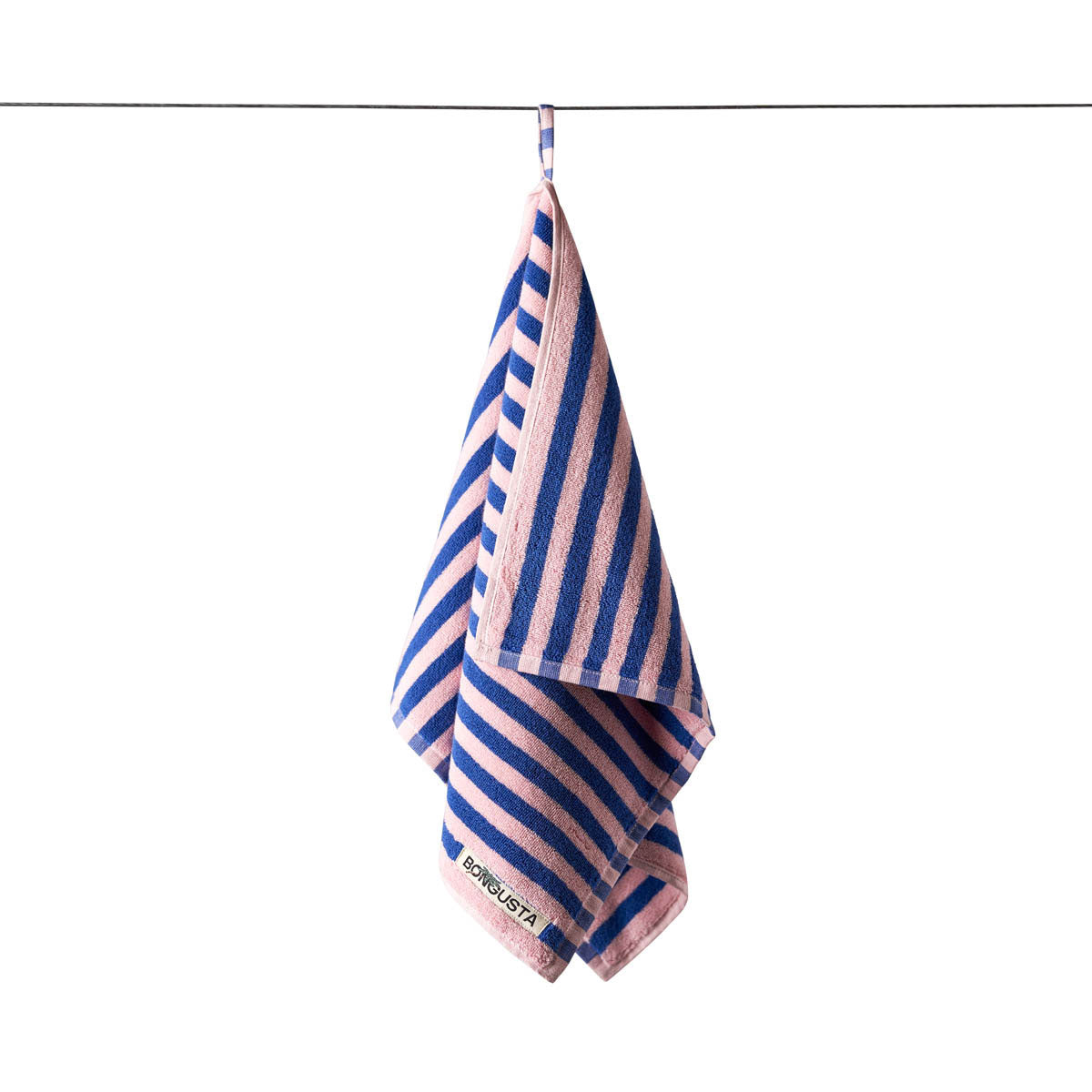 Bongusta Naram Towels - Dazzling Blue and Rose