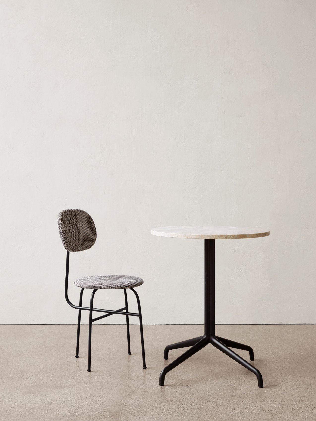 Audo Harbour Column Table, Round With Star Base - 3 Heights
