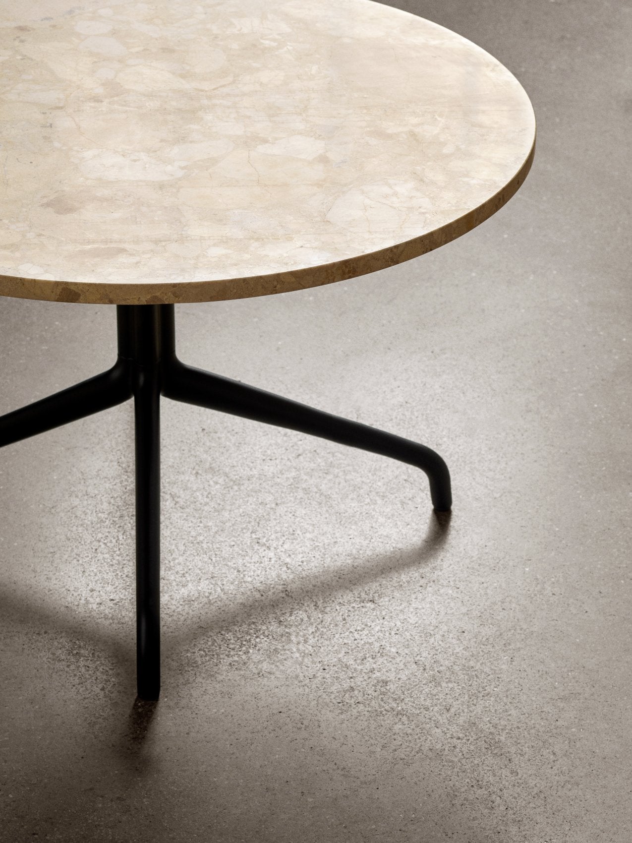 Audo Harbour Column Table, Round With Star Base - 3 Heights