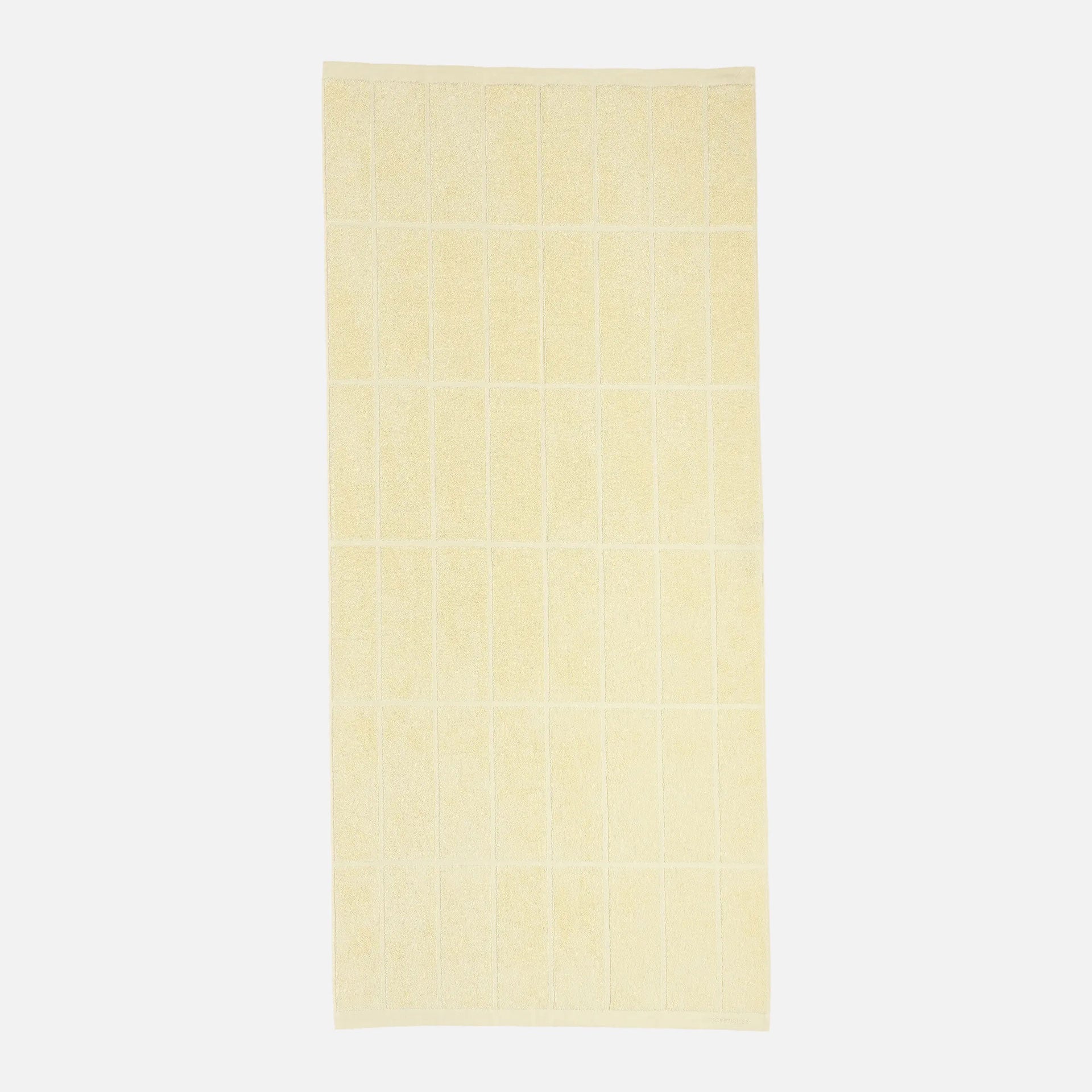 Marimekko Tiiliskivi Bath Towel - Butter Yellow