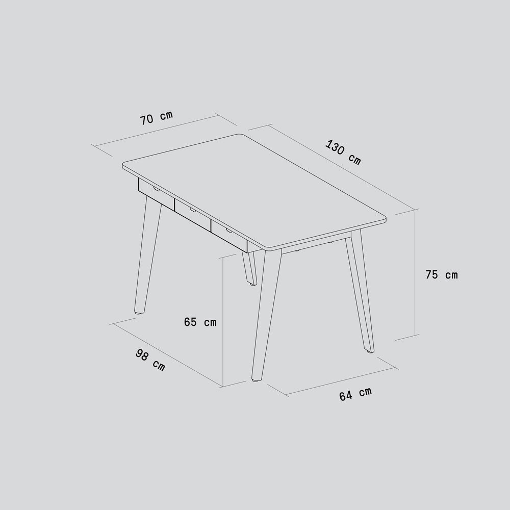 Tiptoe New Modern Desk - Eco-Certified Wood