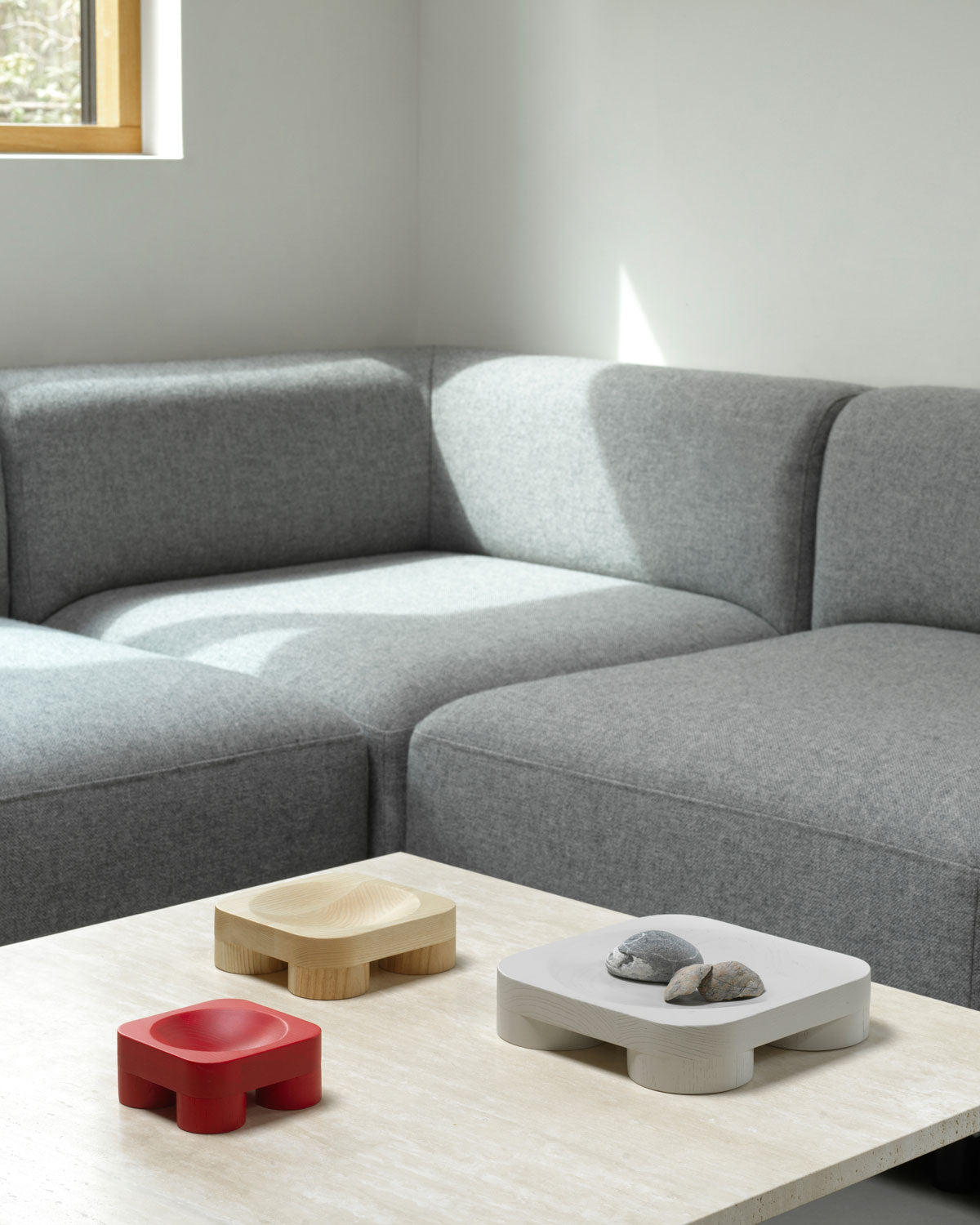 Normann Copenhagen Chub Bowl Large - Warm Grey