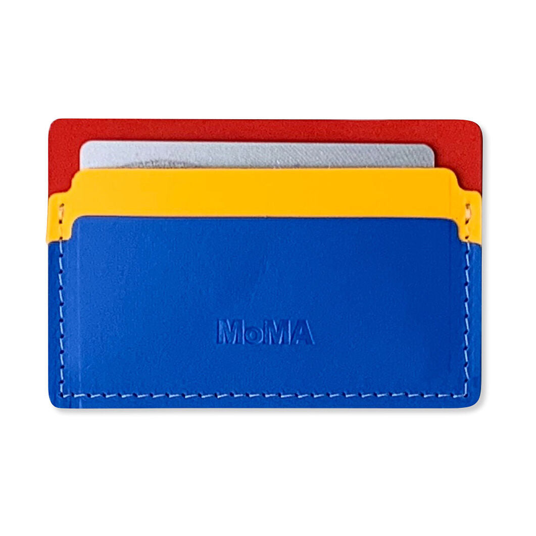 MoMA Cardholder - Red/Yellow/Blue