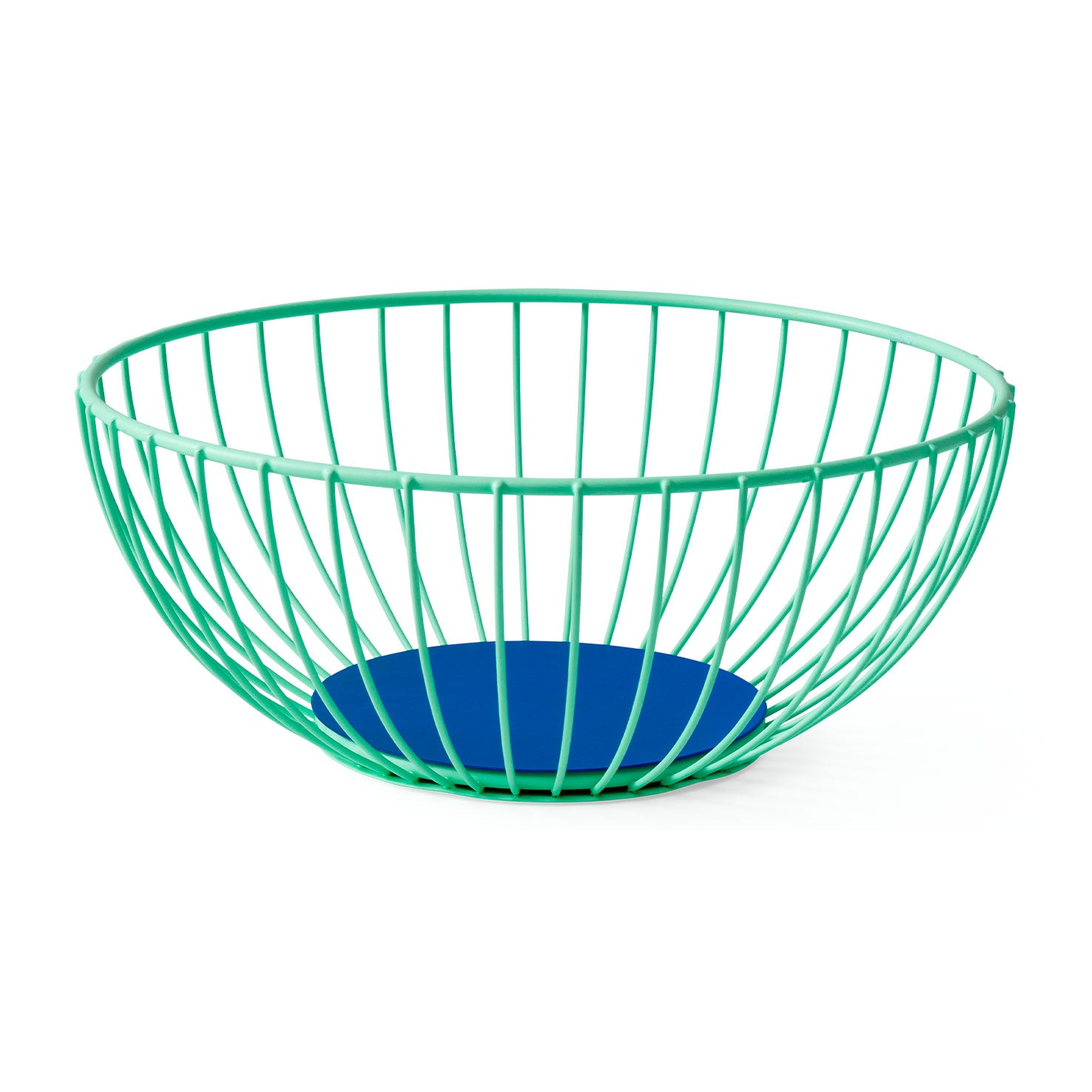 Octaevo Iris Wire Basket Large - Mint/Blue