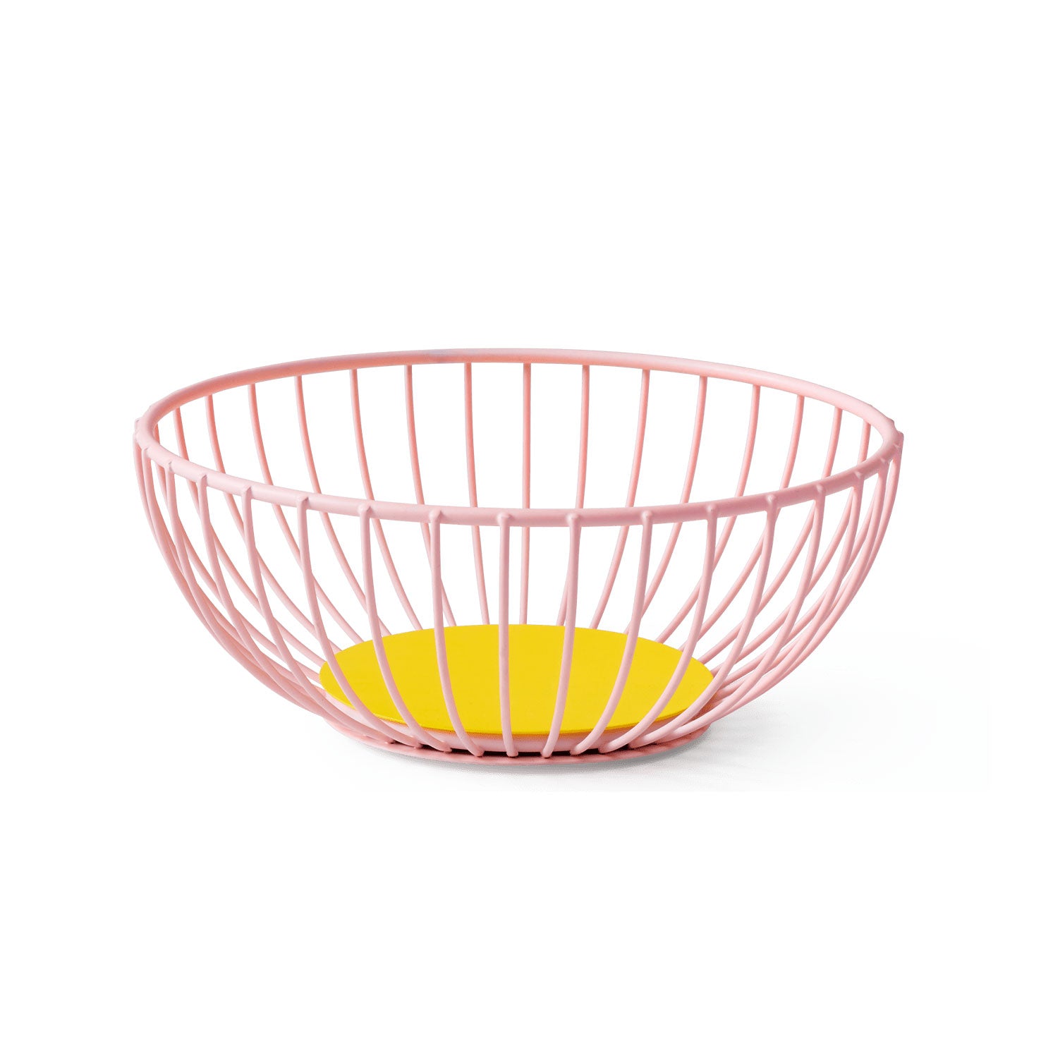 Octaevo Iris Wire Basket Small - Pink/Yellow