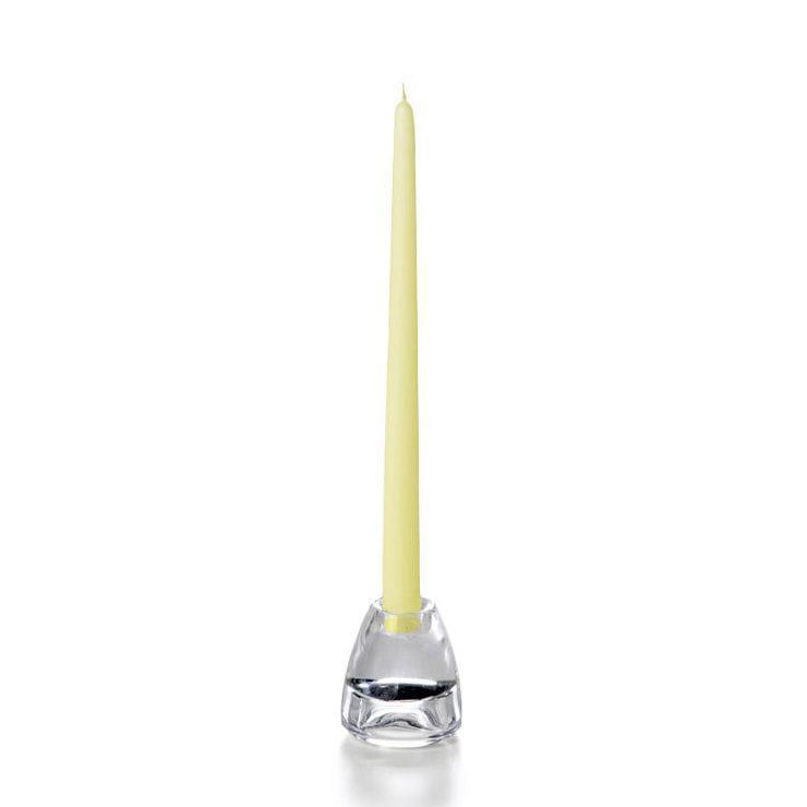 Yummi 12" Taper Candles - Set of 2 - Buttercup Yellow