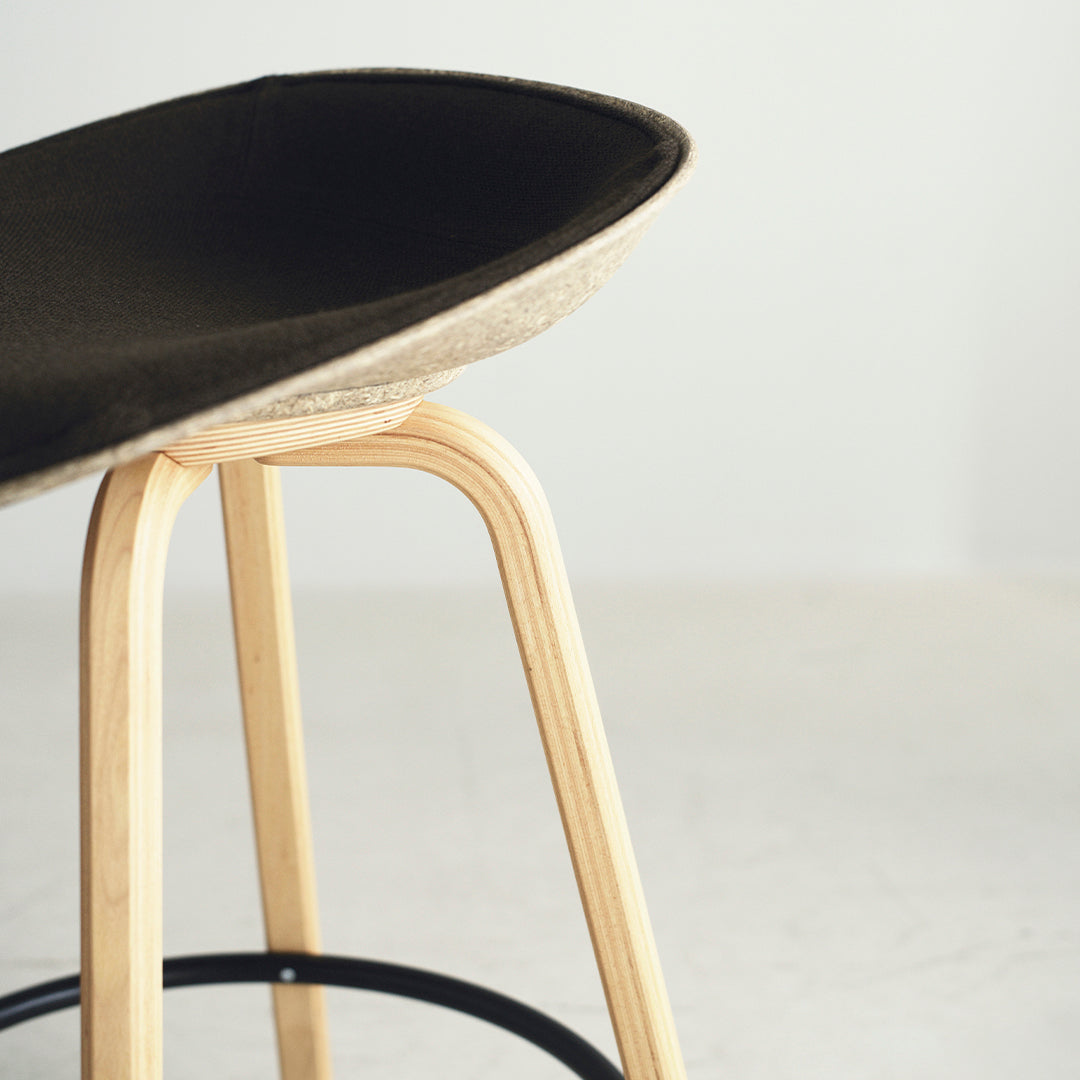 Normann Copenhagen Mat Counter Stool - Front Upholstered