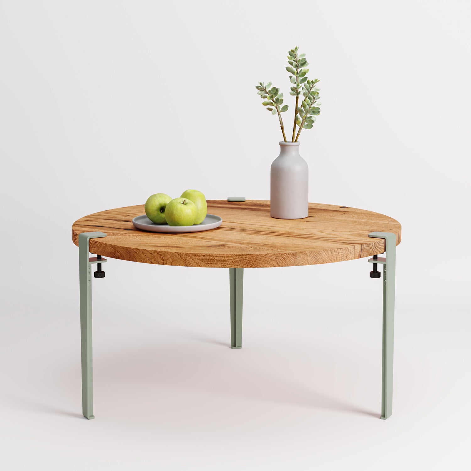 TIPTOE Round Coffee Table 80cm - Reclaimed Wood