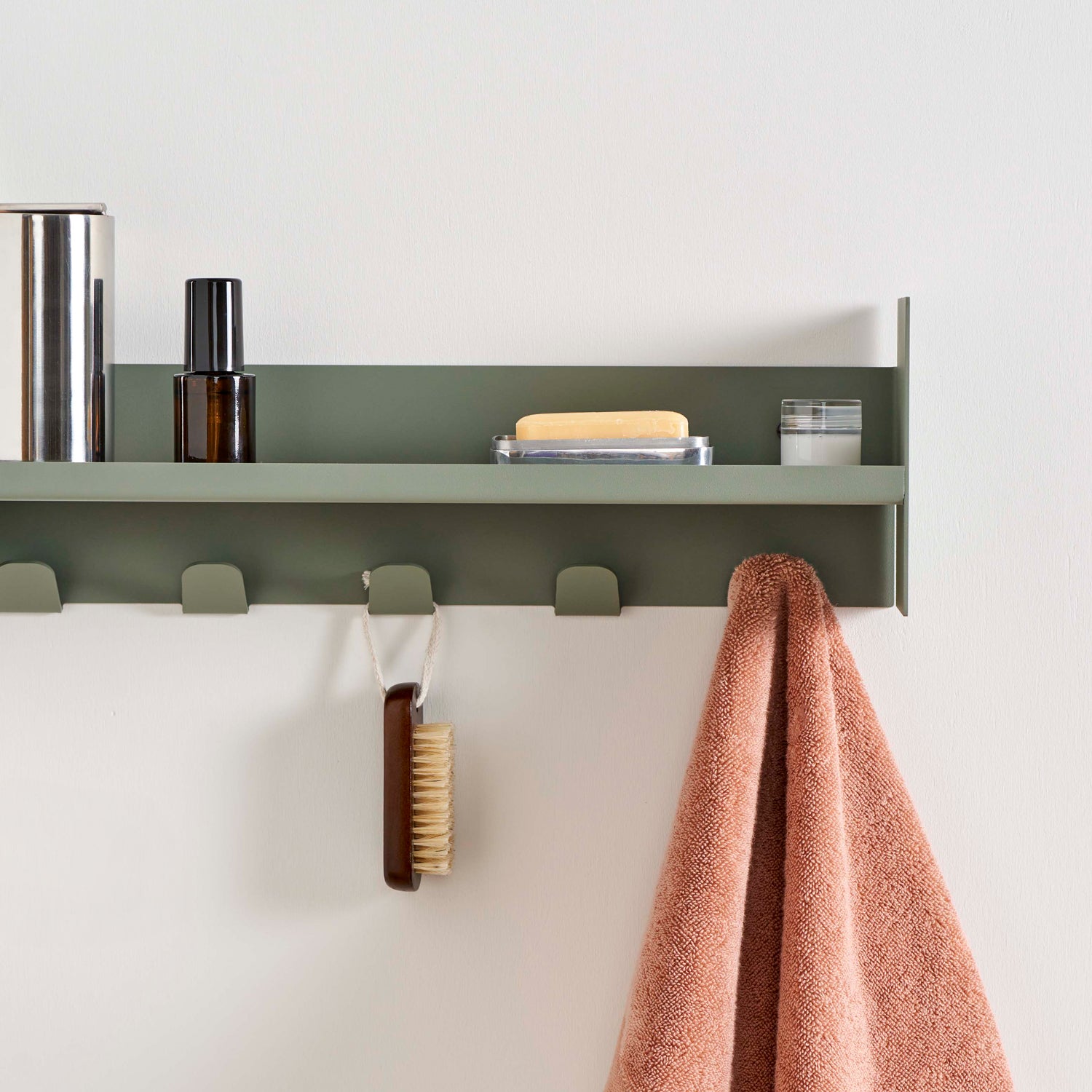 TIPTOE PLI Slim Steel Wall-Mounted Coat Rack - 20 To 60 cm