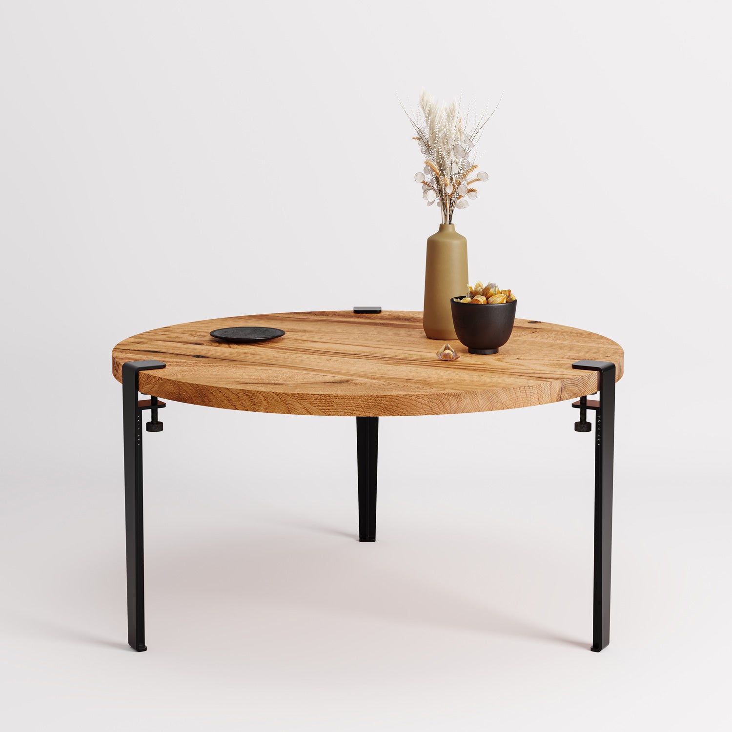 TIPTOE Round Coffee Table 80cm - Reclaimed Wood