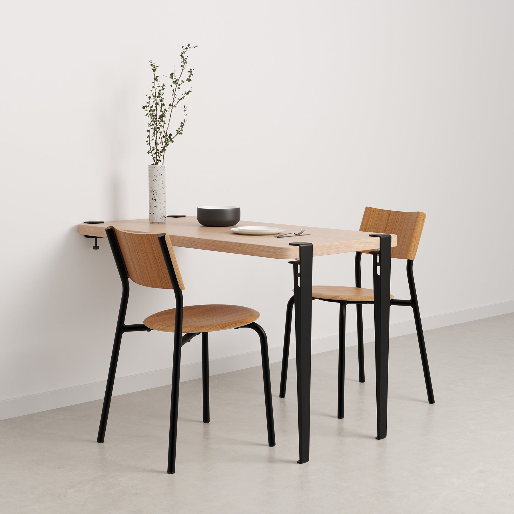 TIPTOE Wall-Mounted Dining Table - Eco-Certified Wood