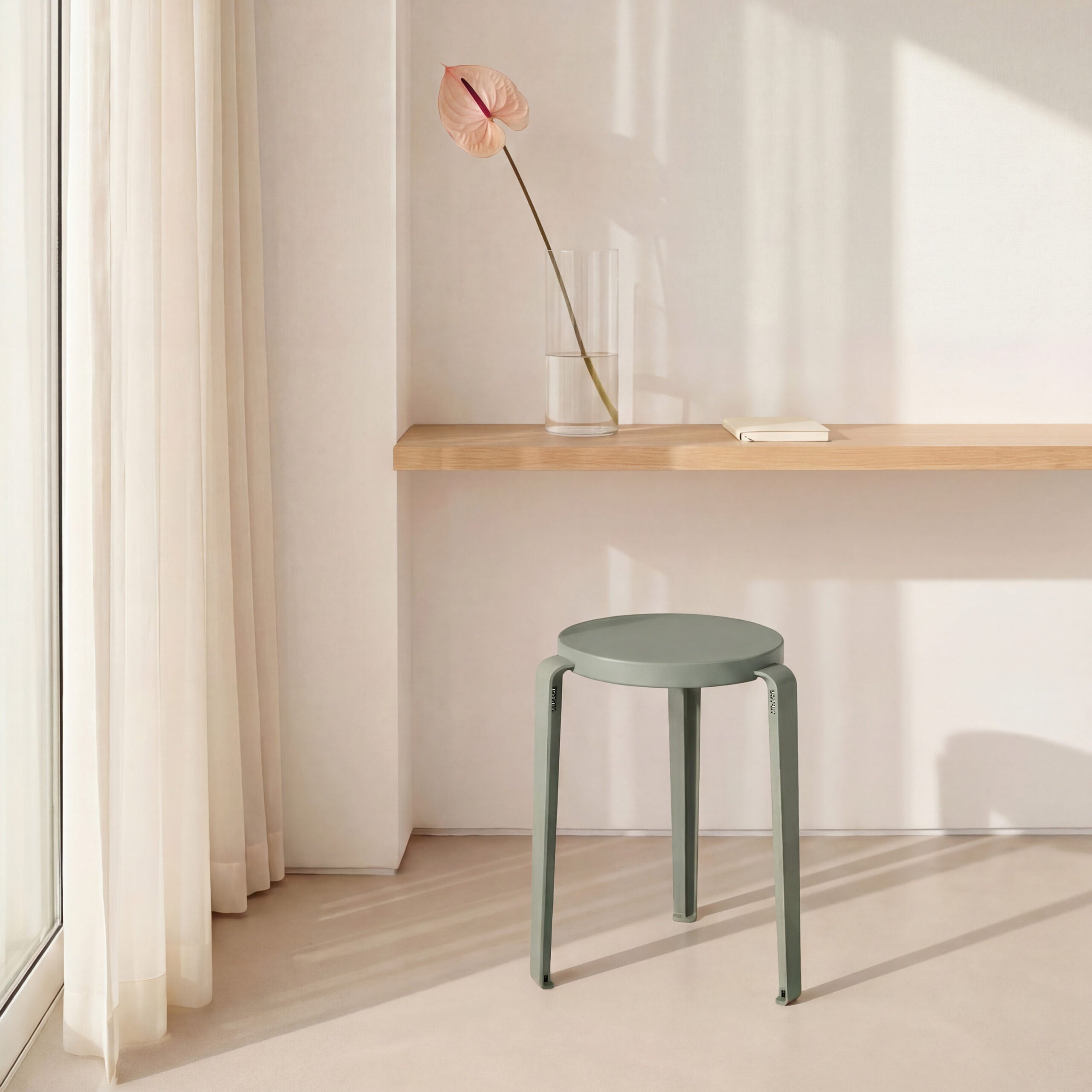 TIPTOE LOU Stool CHROMA Edition - Eco-Certified Wood