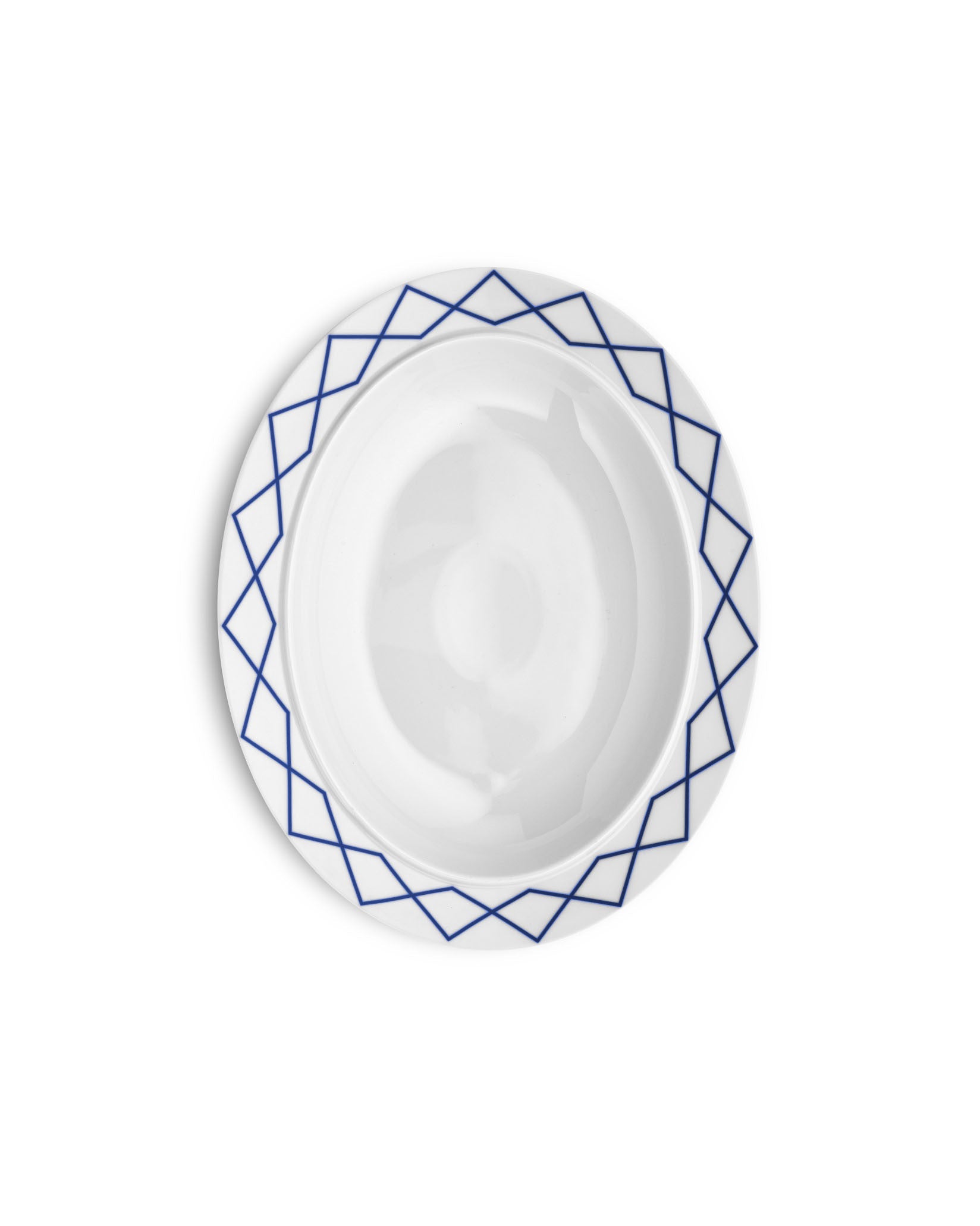 Alessi La Bella Tavola and My Beautiful China Oval Serving Plate