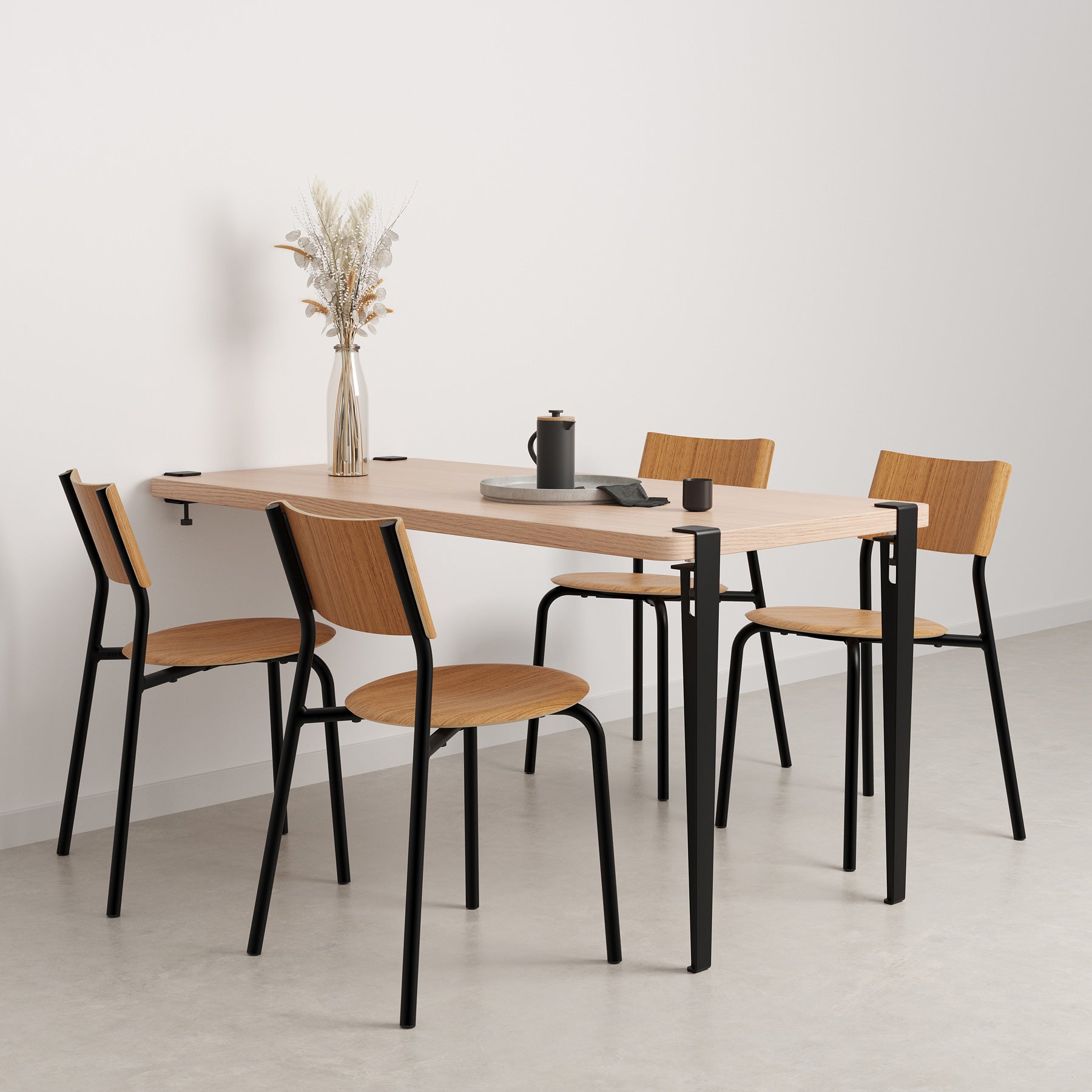TIPTOE Wall-Mounted Dining Table - Eco-Certified Wood