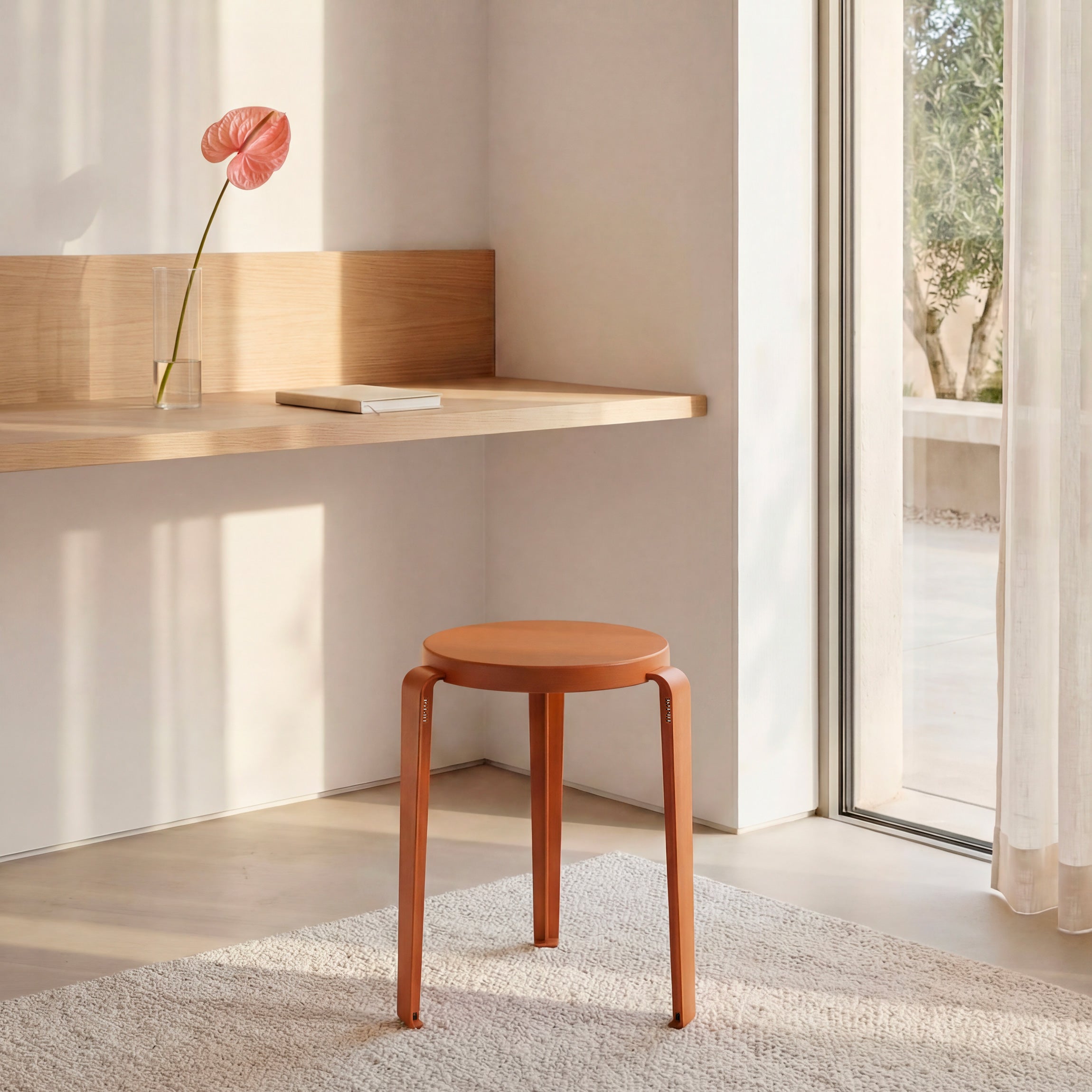 TIPTOE LOU Stool CHROMA Edition - Eco-Certified Wood