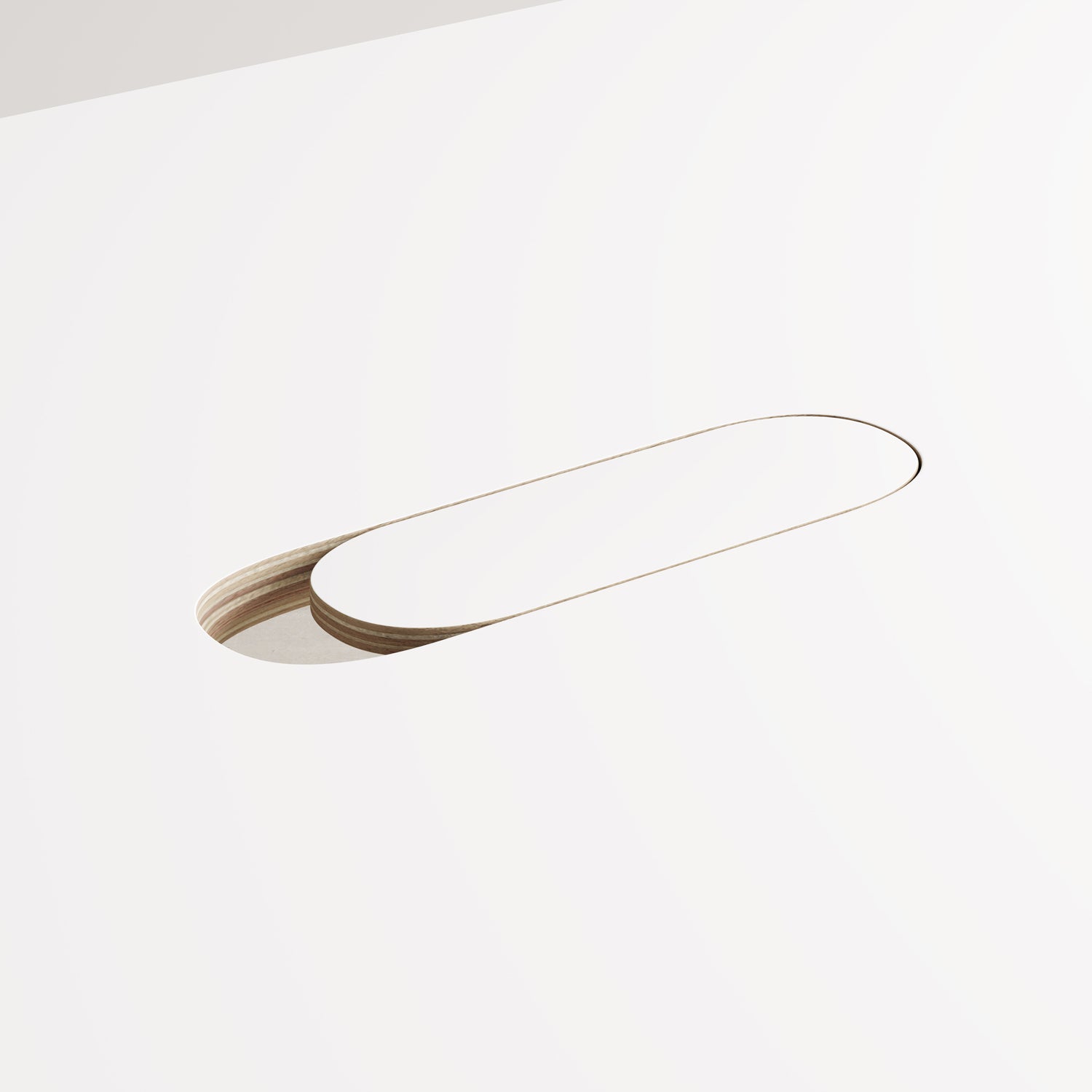 TIPTOE NEW MODERN Meeting Table - White Plywood