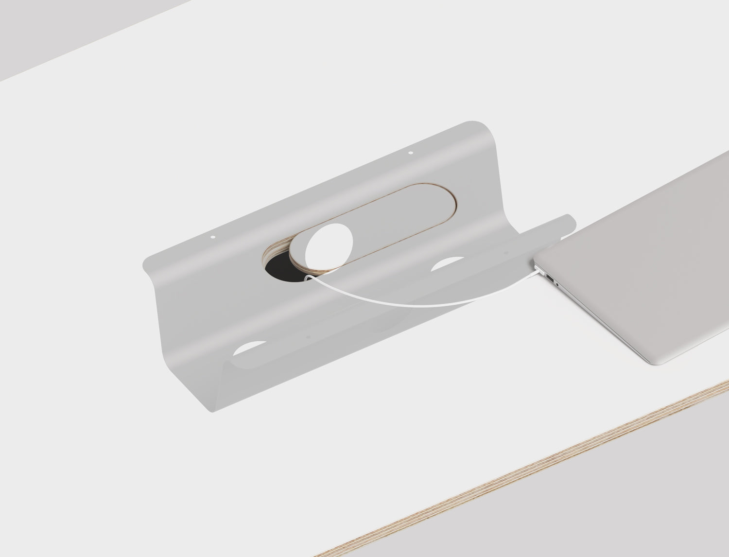 TIPTOE NEW MODERN Meeting Table - White Plywood