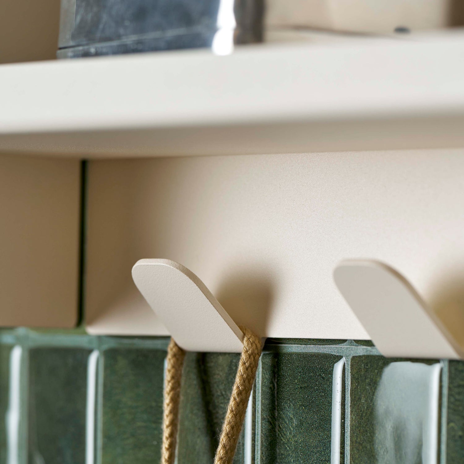 TIPTOE PLI Slim Steel Wall-Mounted Coat Rack - 20 To 60 cm