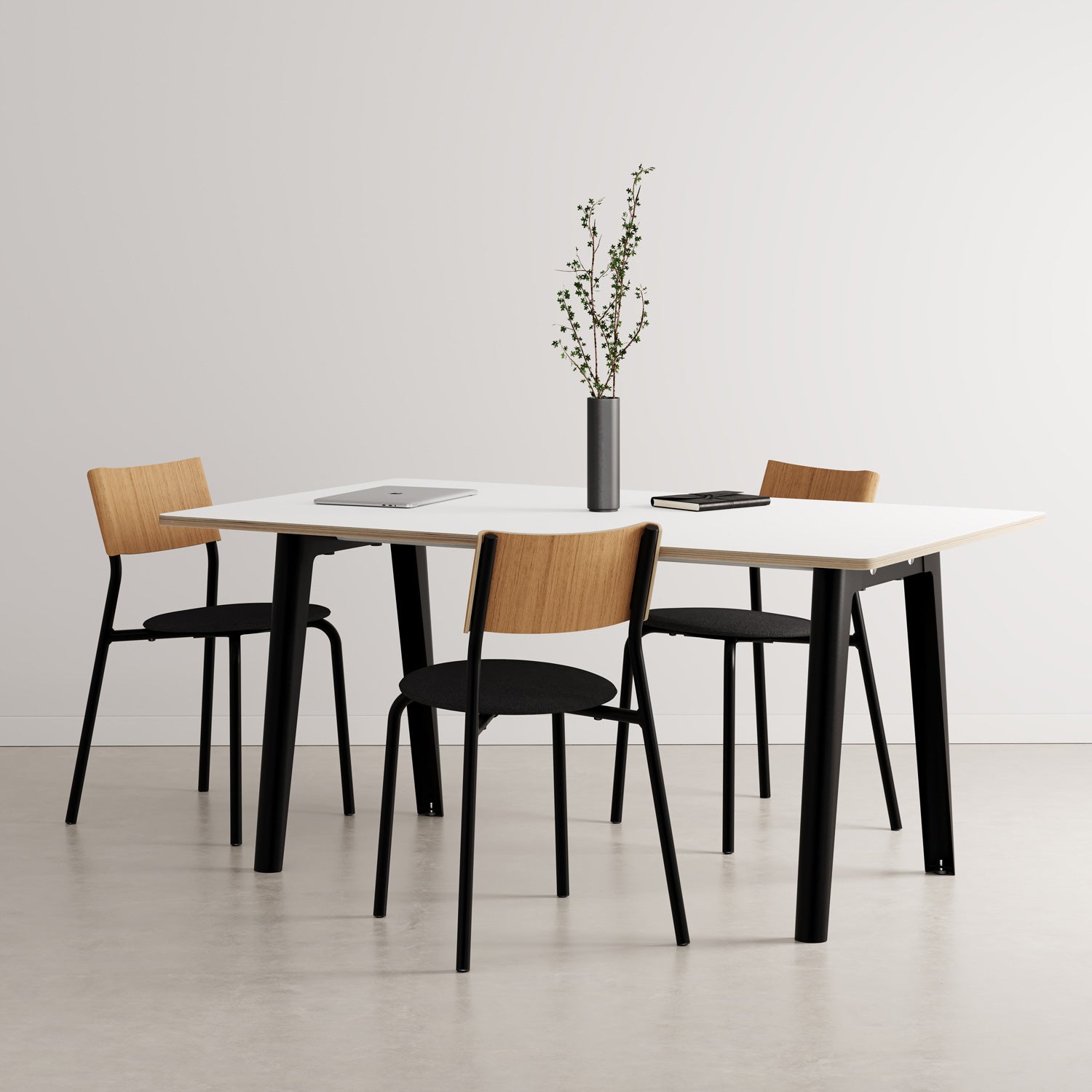 TIPTOE NEW MODERN Meeting Table - White Plywood