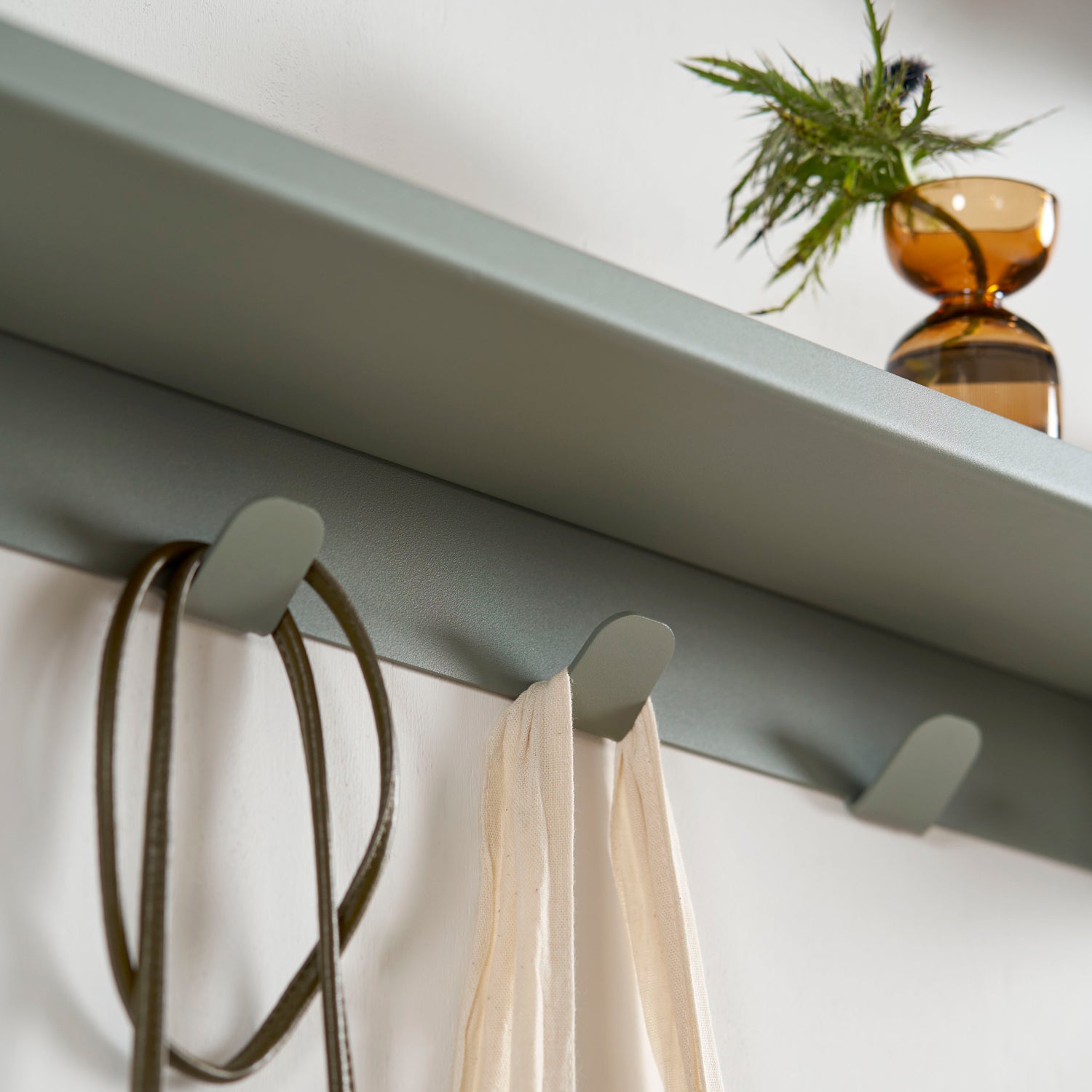 TIPTOE PLI Slim Steel Wall-Mounted Coat Rack - 20 To 60 cm