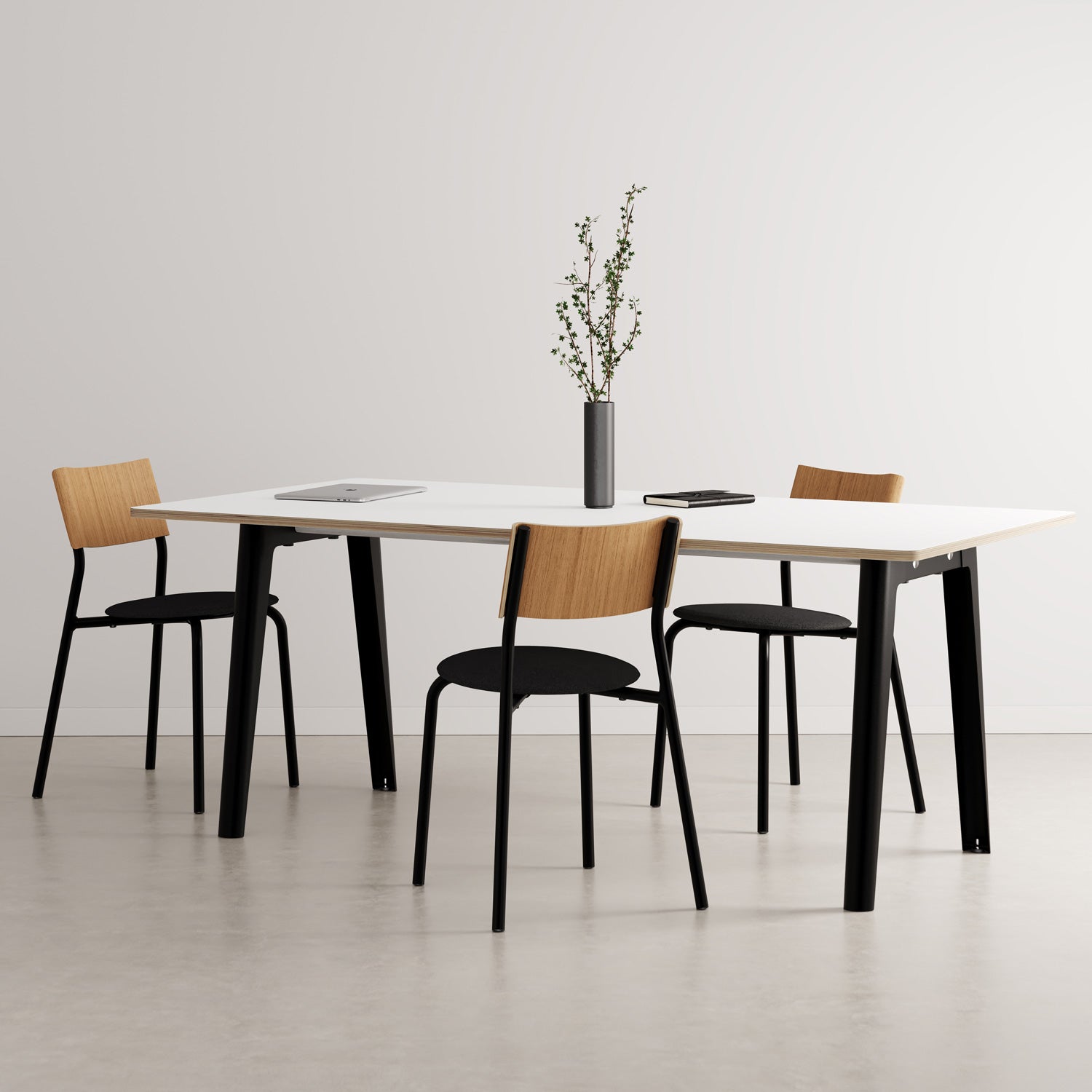 TIPTOE NEW MODERN Meeting Table - White Plywood