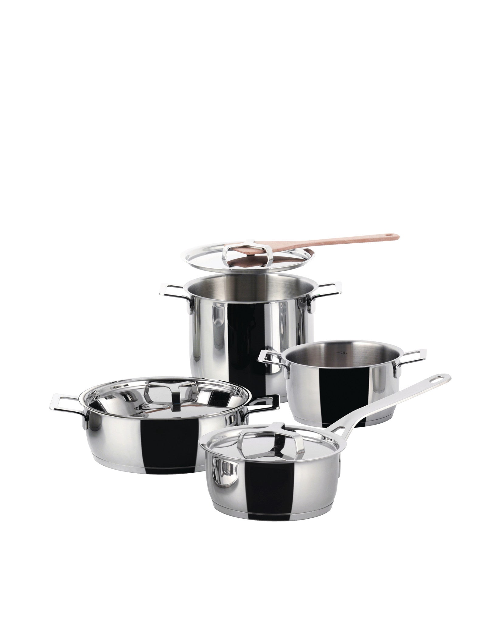 Alessi Pots&Pans Pots Pans Pots And Pans Set 7 Pieces