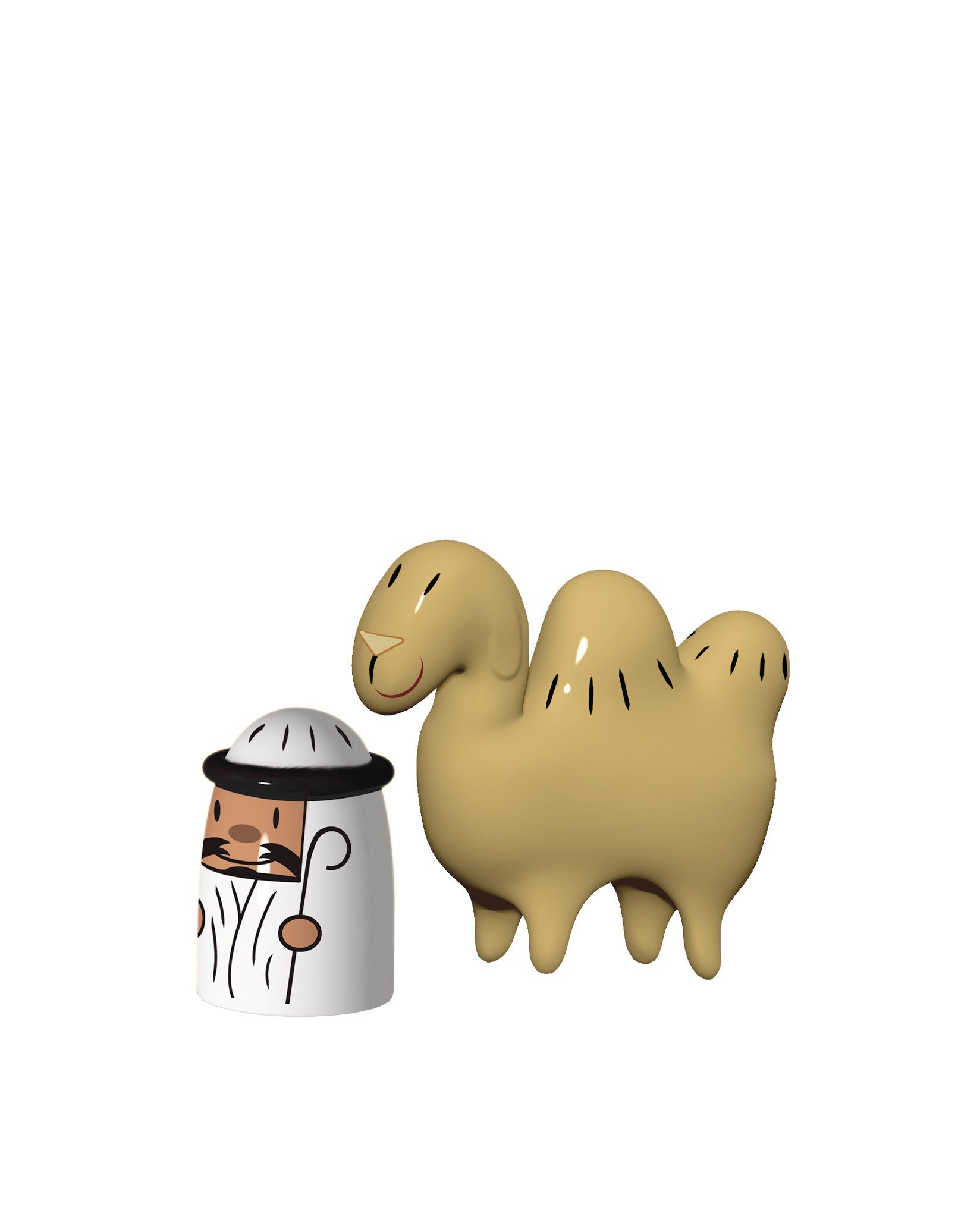 Alessi Amir & Camelus Set Of 2 Figurines