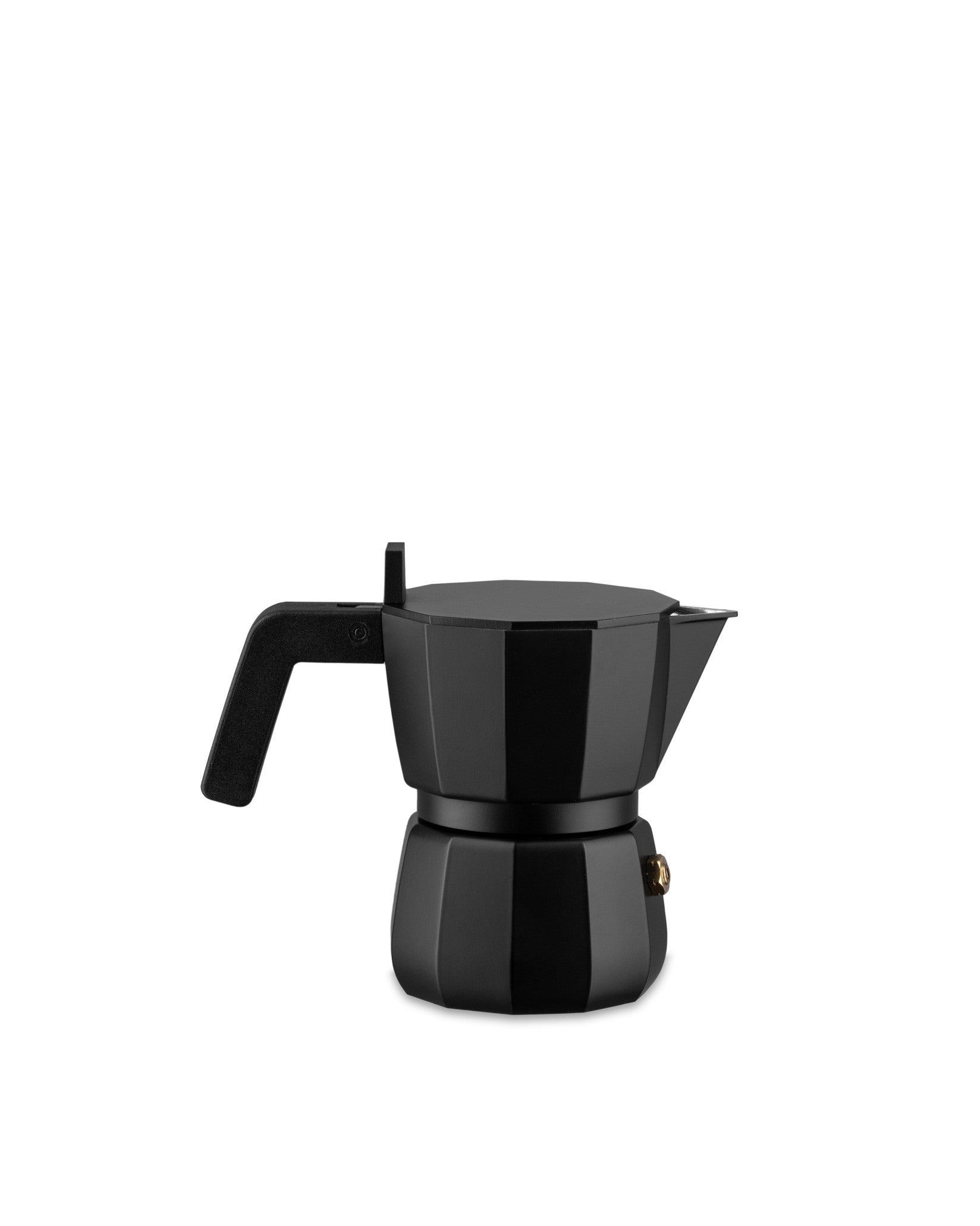 Alessi Moka Espresso Coffee Maker In Aluminium Casting Black