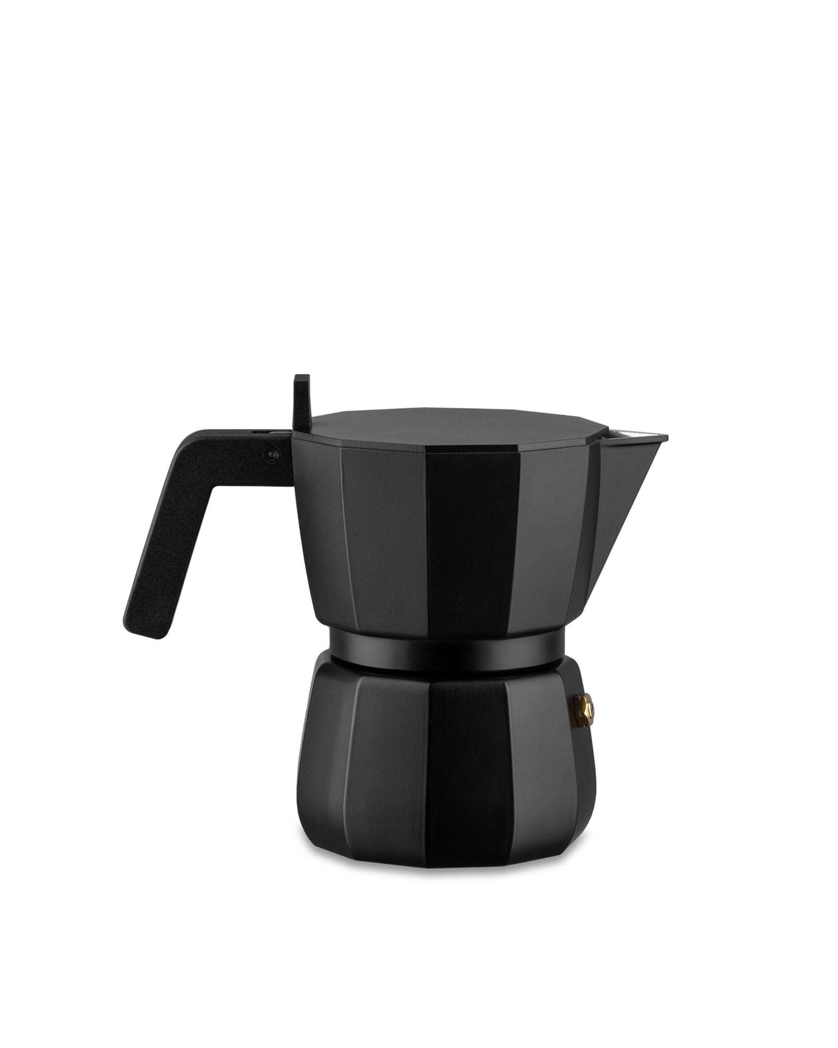 Alessi Moka Espresso Coffee Maker In Aluminium Casting Black