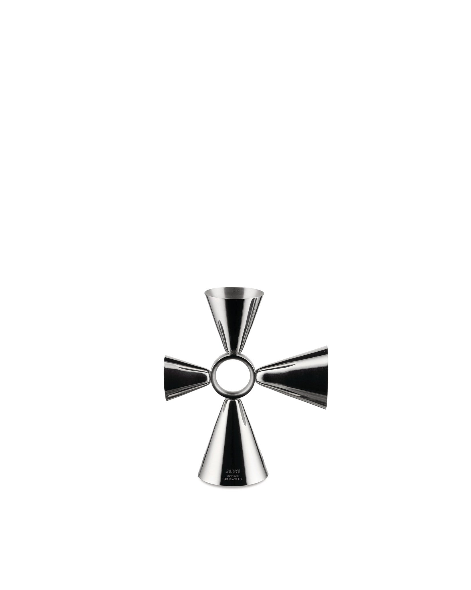 Alessi The tending box Quadri Combo Jigger