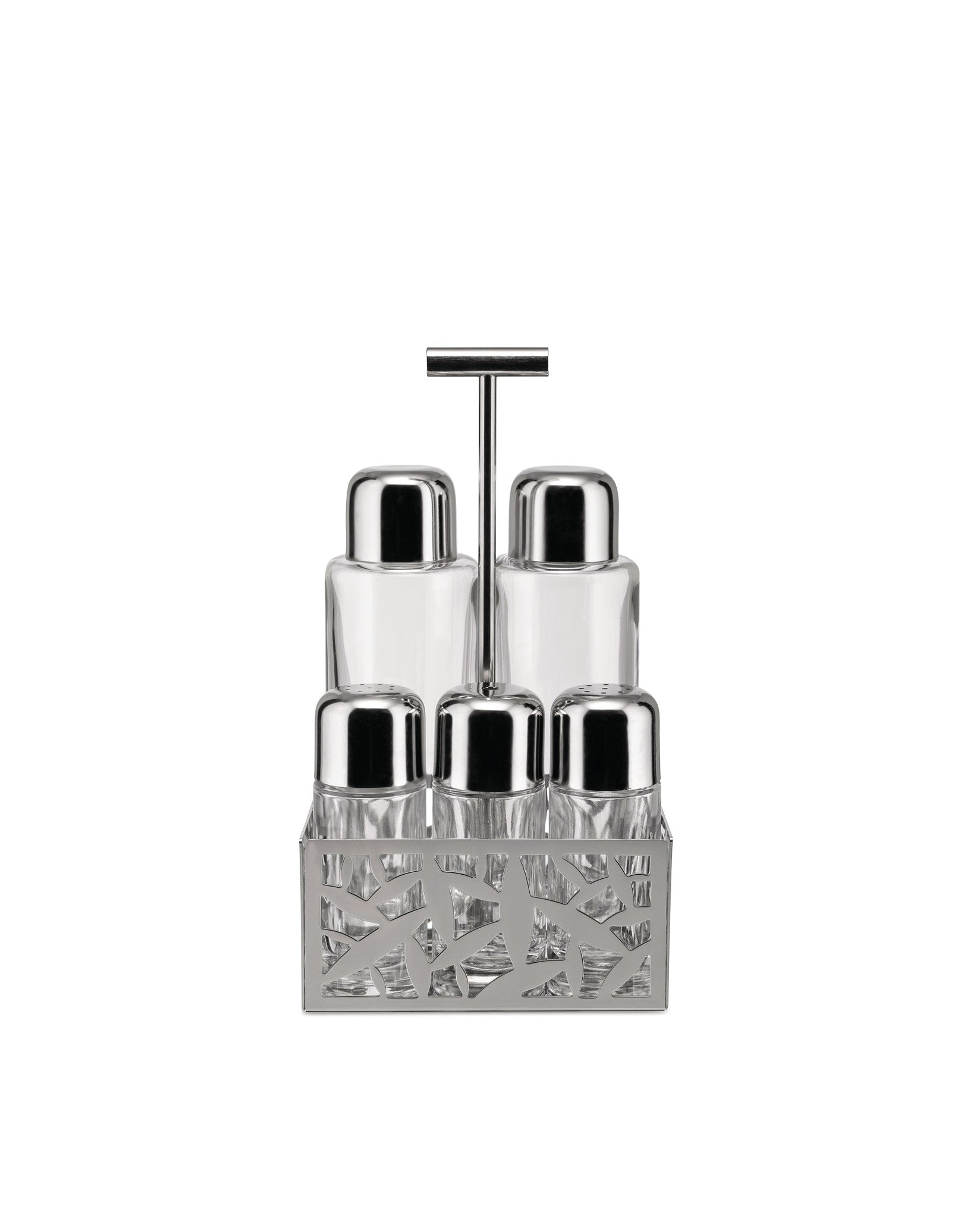 Alessi CACTUS! Cactus Condiment Set Oil Vinegar Salt Pepper And Spices