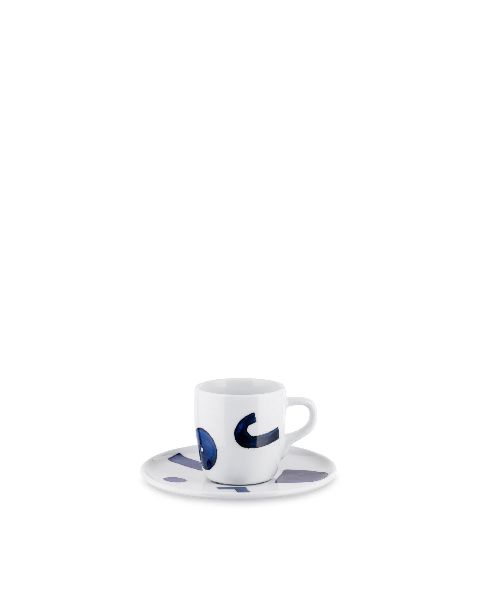 Alessi Itsumo - Yunoki ware Set Of Mocha Cup With Saucer 4 Pieces
