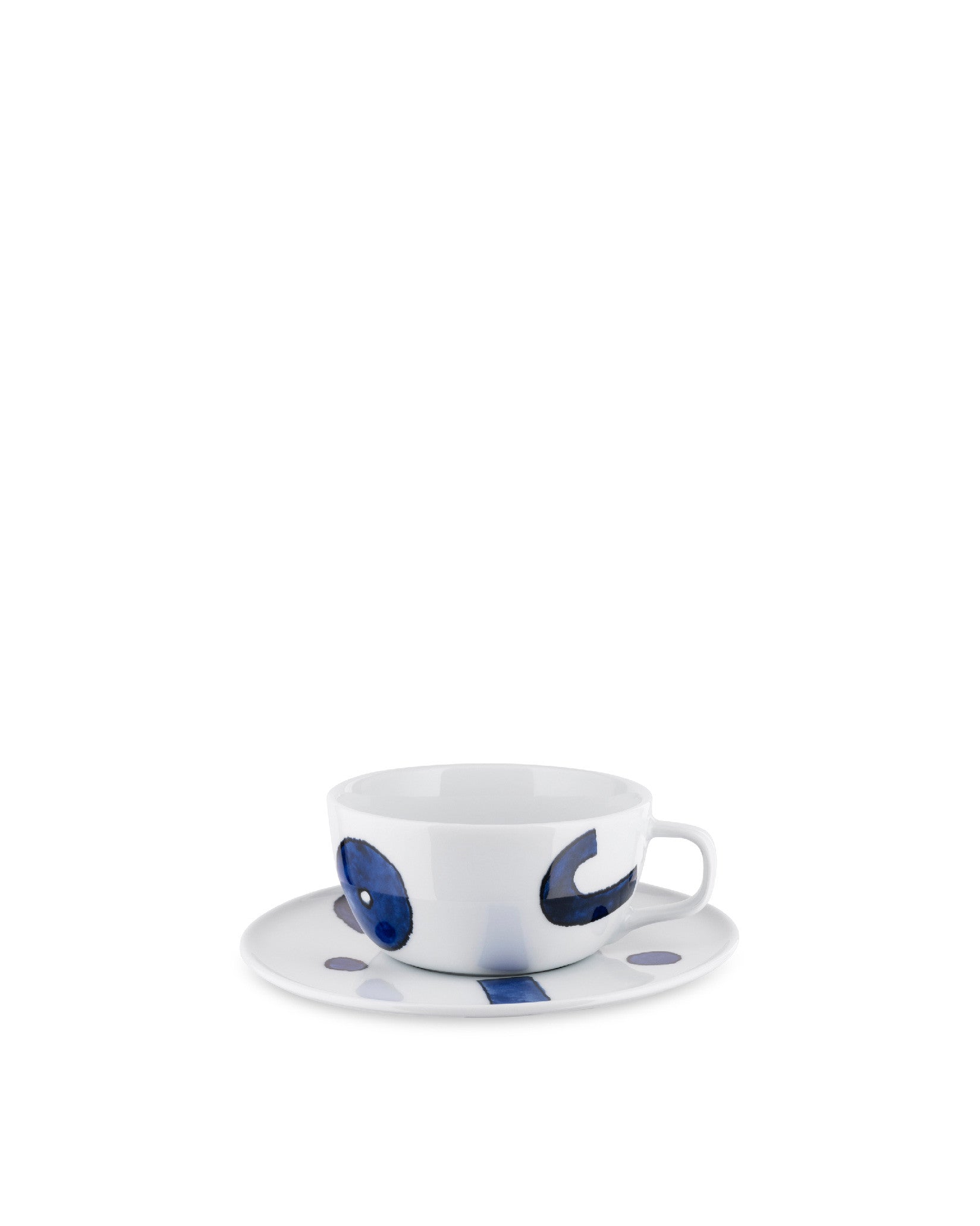 Alessi Itsumo - Yunoki ware Set Of Teacup With Saucer 4 Pieces