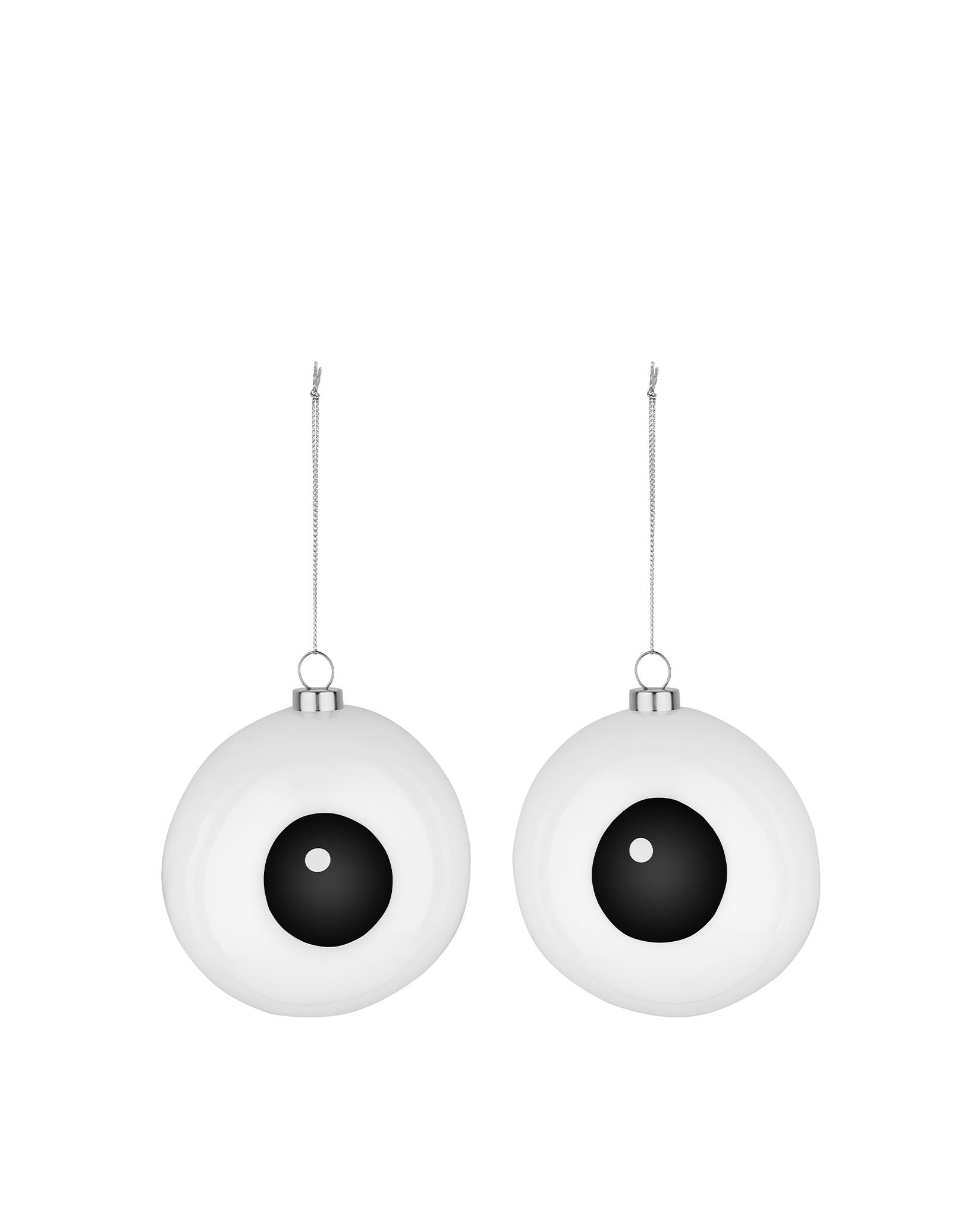 Alessi Carol Set of Two Christmas Ornaments