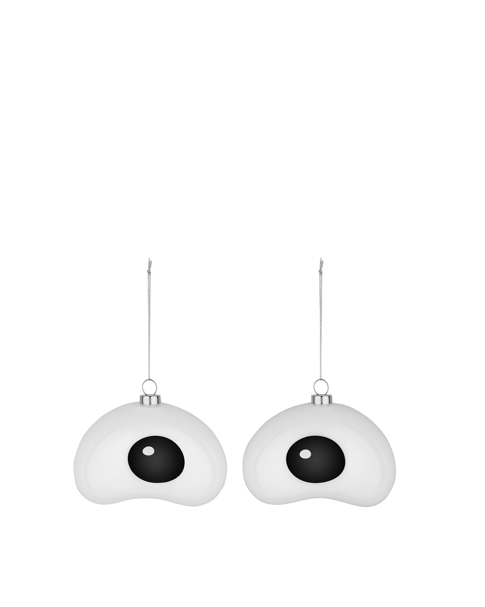 Alessi Nick Set of Two Christmas Ornaments
