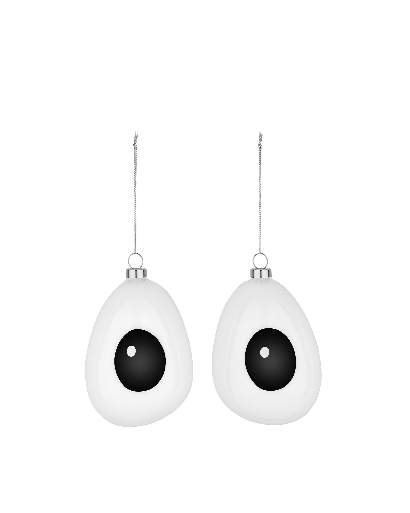 Alessi Holly Set of Two Christmas Ornaments