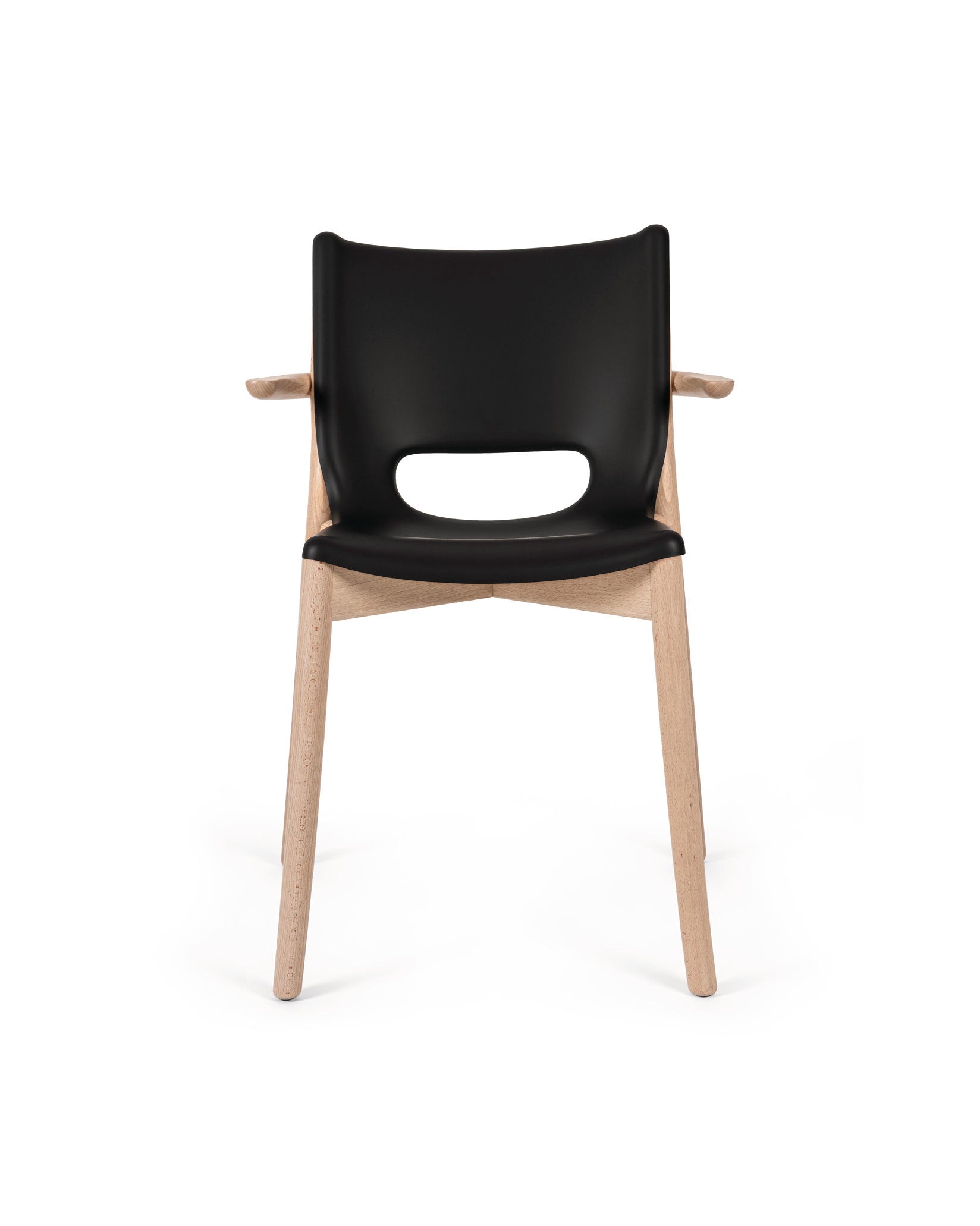 Alessi Poêle Collection Monoshell Chair With Armrests