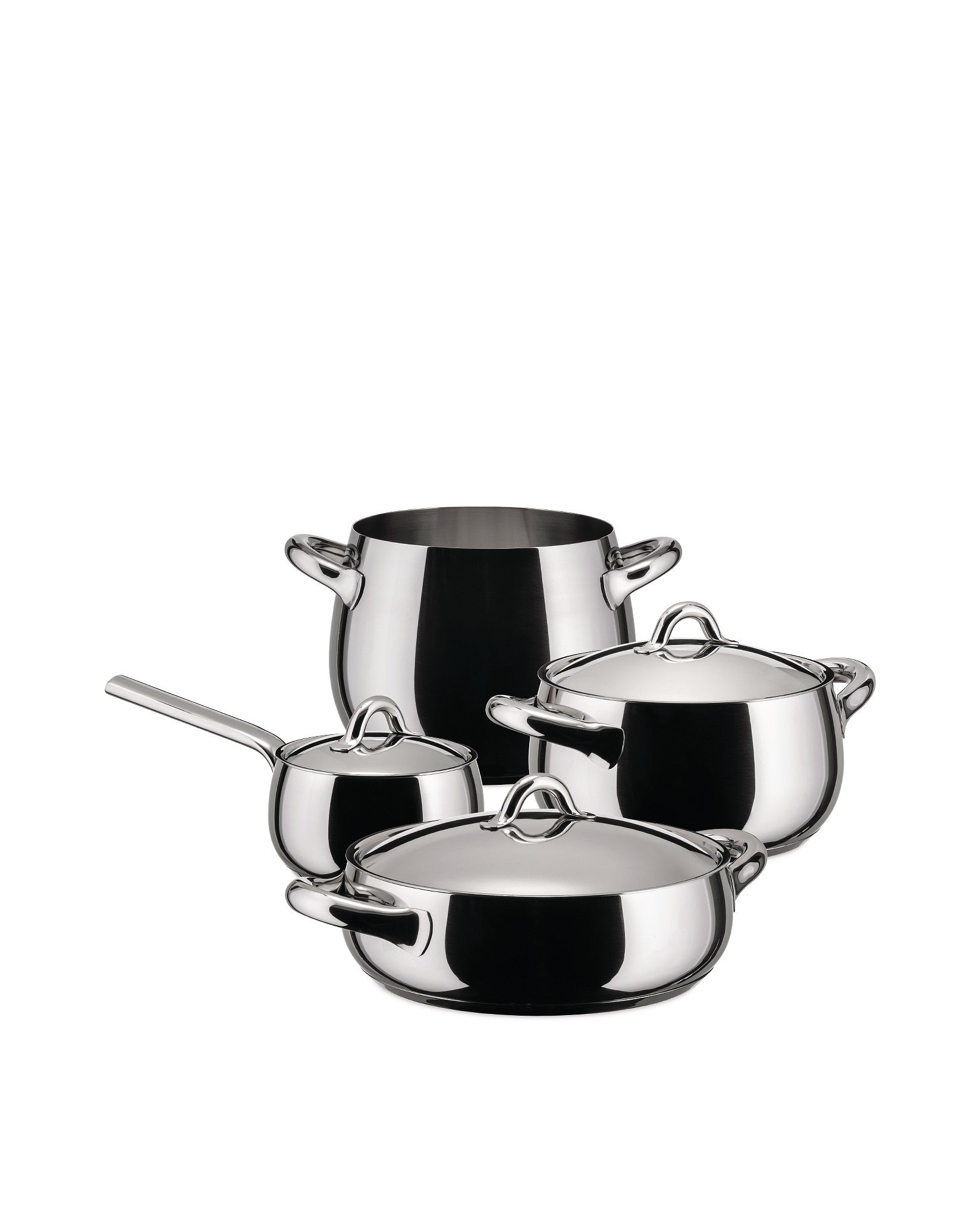 Alessi Mami Pots And Pans Set 7 Pieces