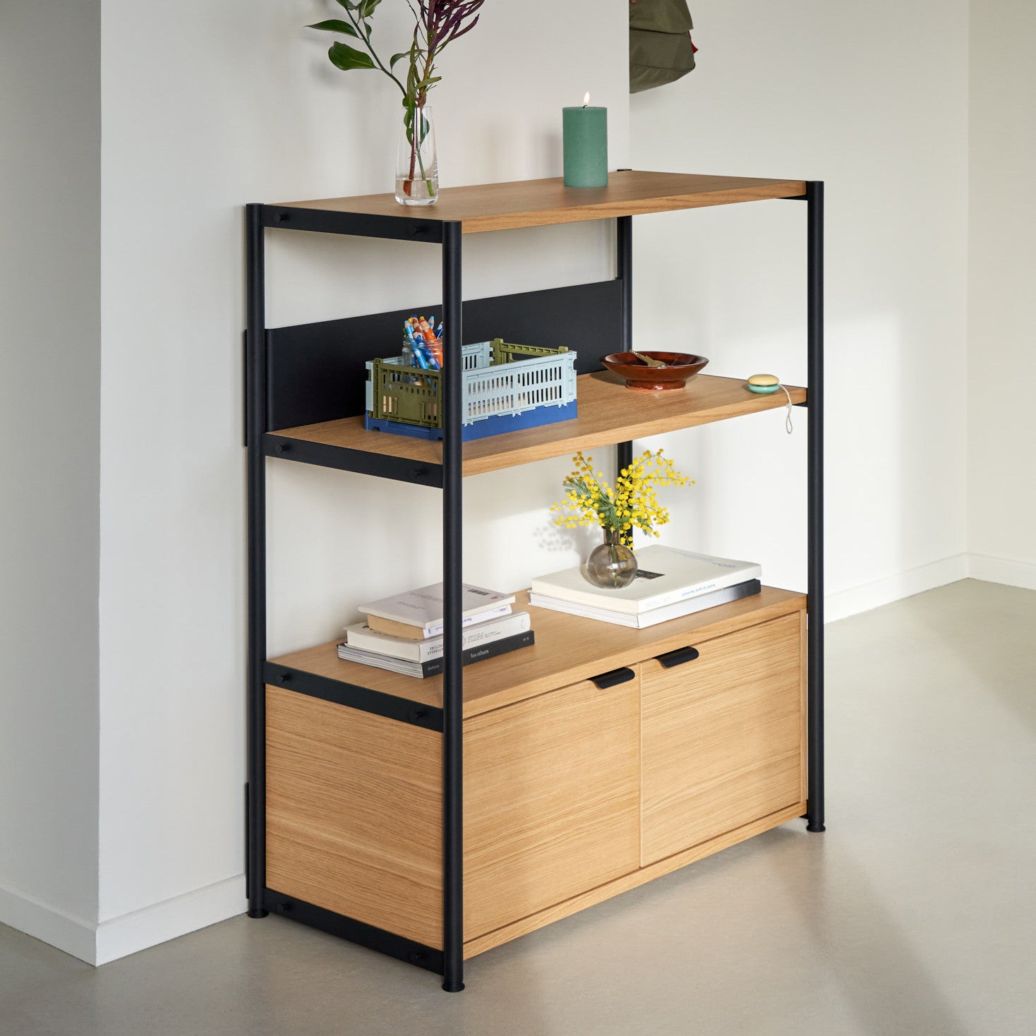 TIPTOE UNIT shelf - H110 x W84cm - eco-certified wood