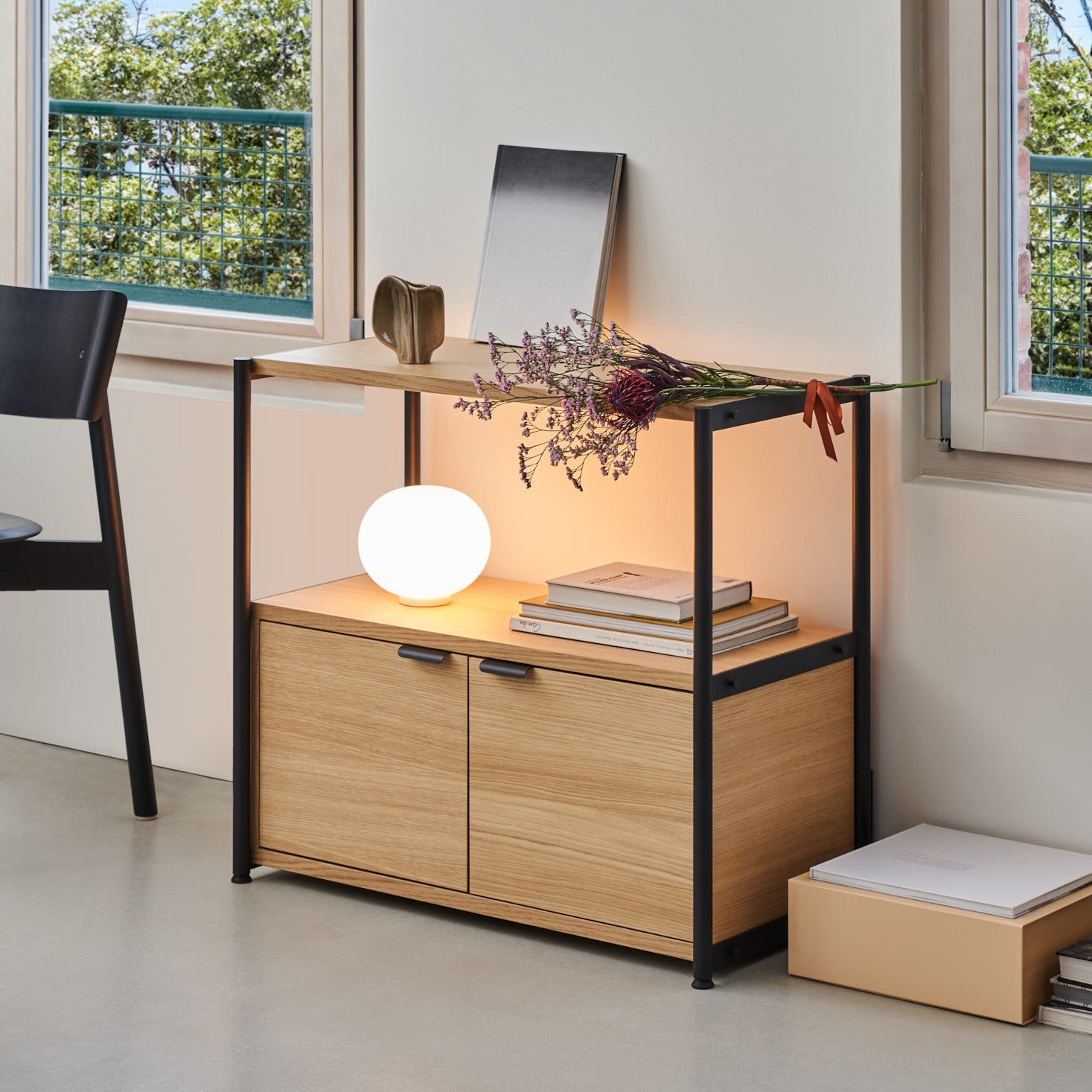 TIPTOE UNIT shelf - H110 x W84cm - eco-certified wood
