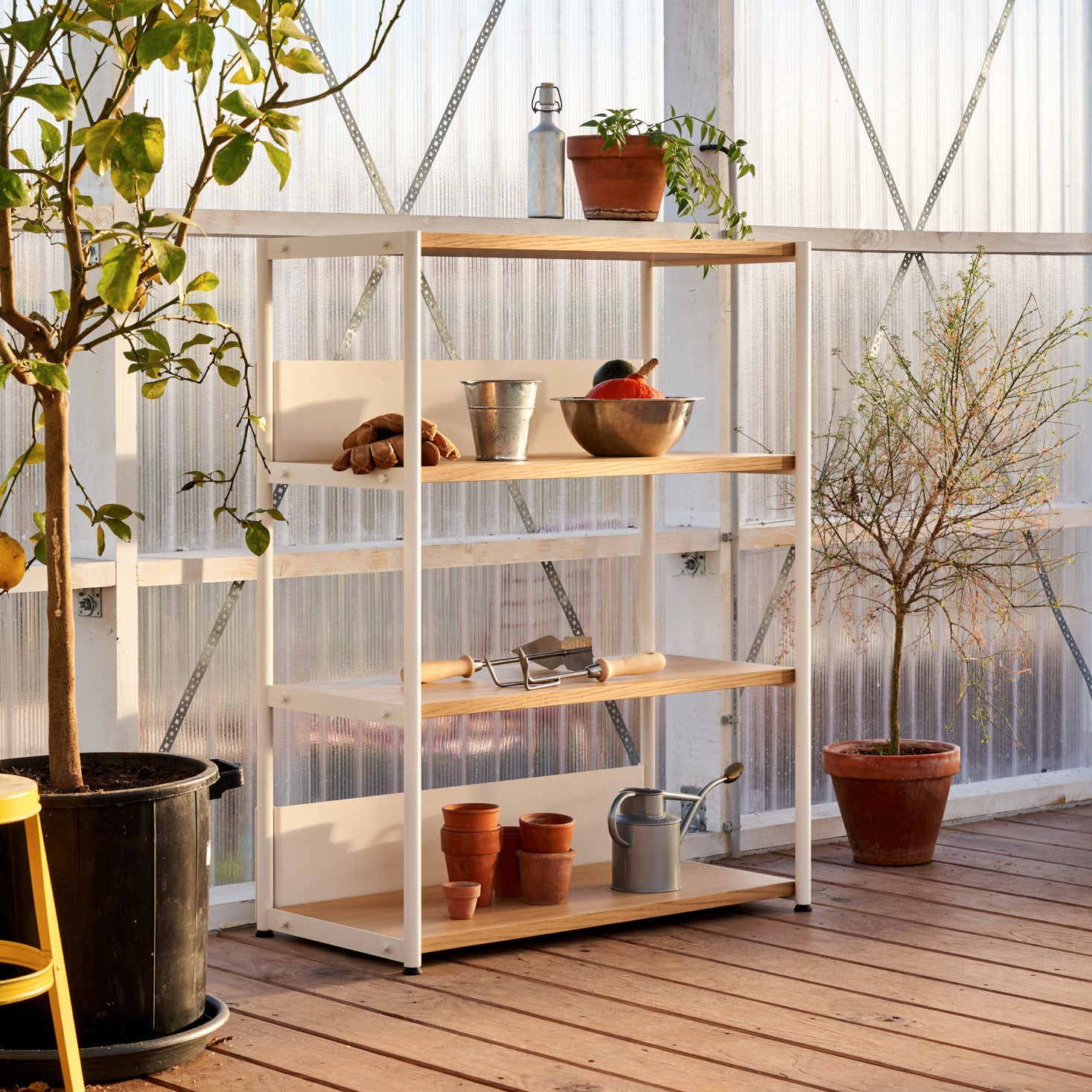 TIPTOE UNIT shelf - H110 x W84cm - eco-certified wood