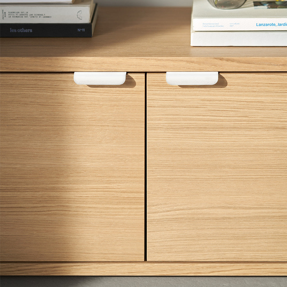 TIPTOE UNIT shelf - H75 to 85 x W164cm - eco-certified wood