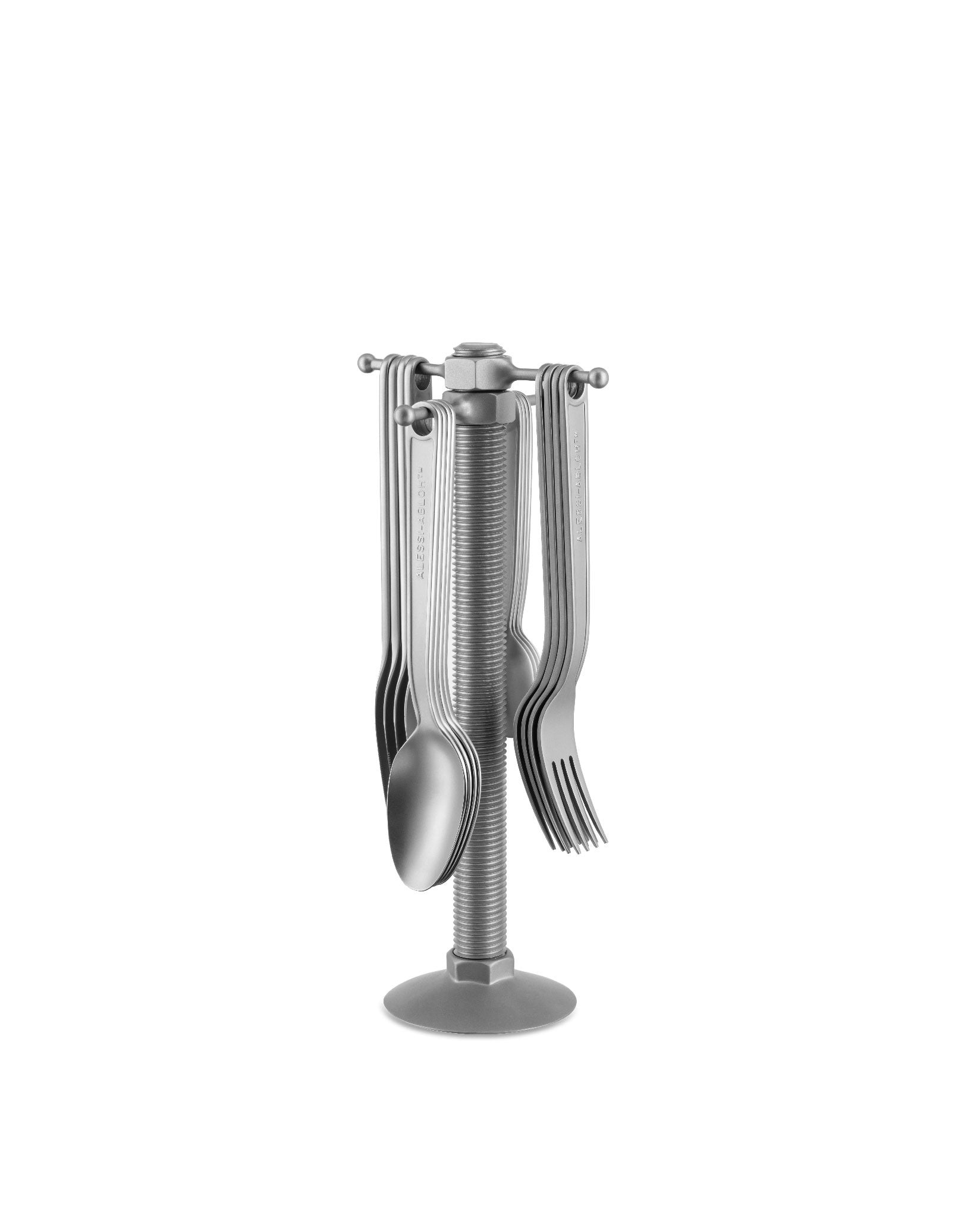 Alessi Conversational Objects 16 Piece Cutlery Set And Holder