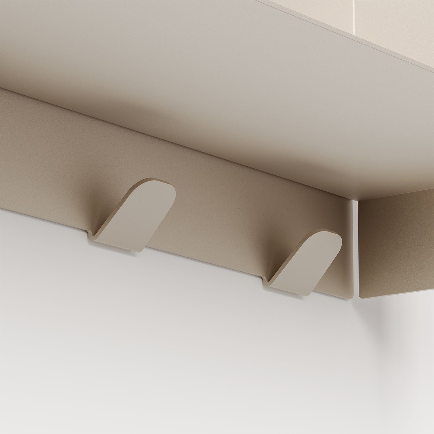 TIPTOE PLI Slim Steel Wall-Mounted Coat Rack - 20 To 60 cm